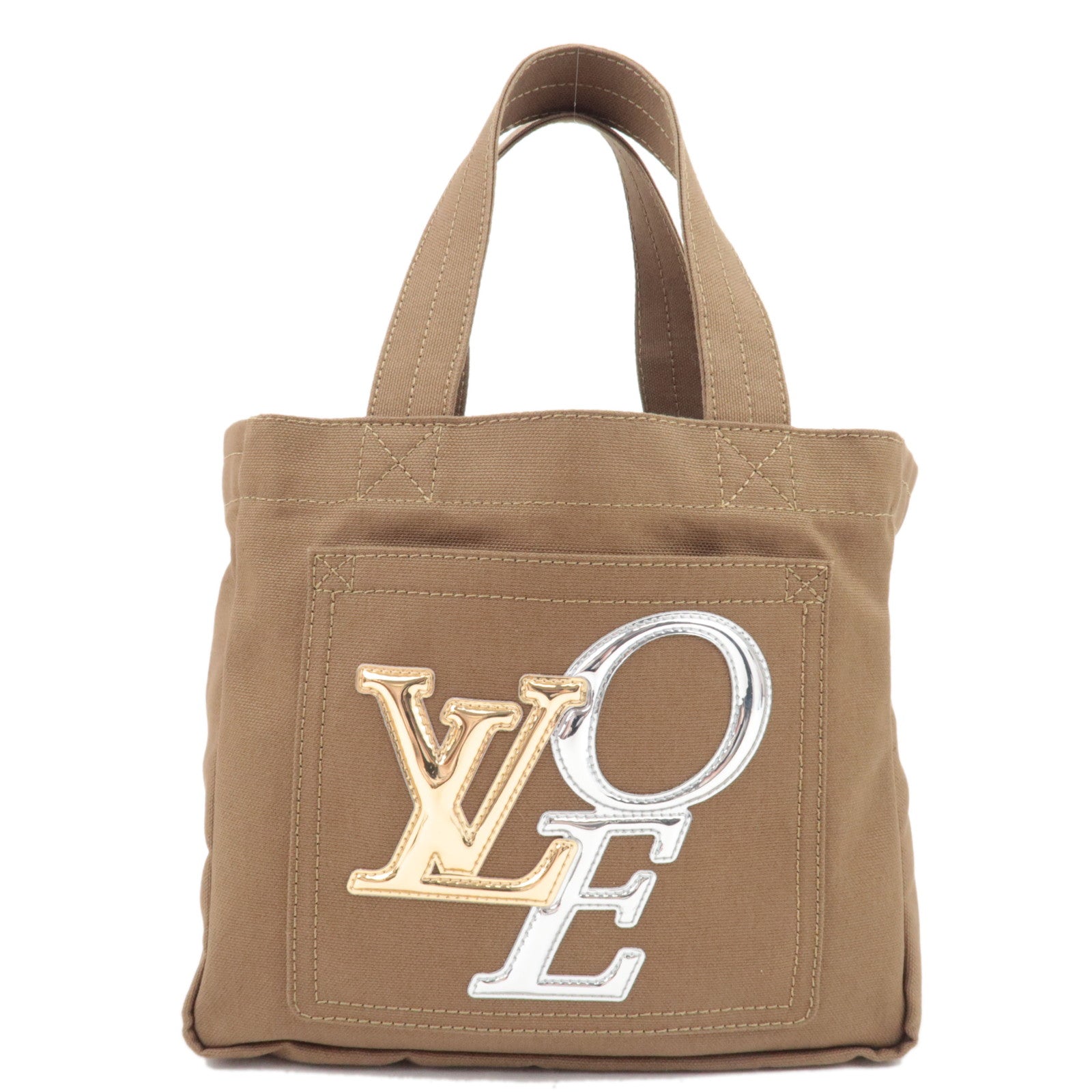 Louis Vuitton That's Love Tote Bag PM Canvas Khaki M95469 SP2027 77296