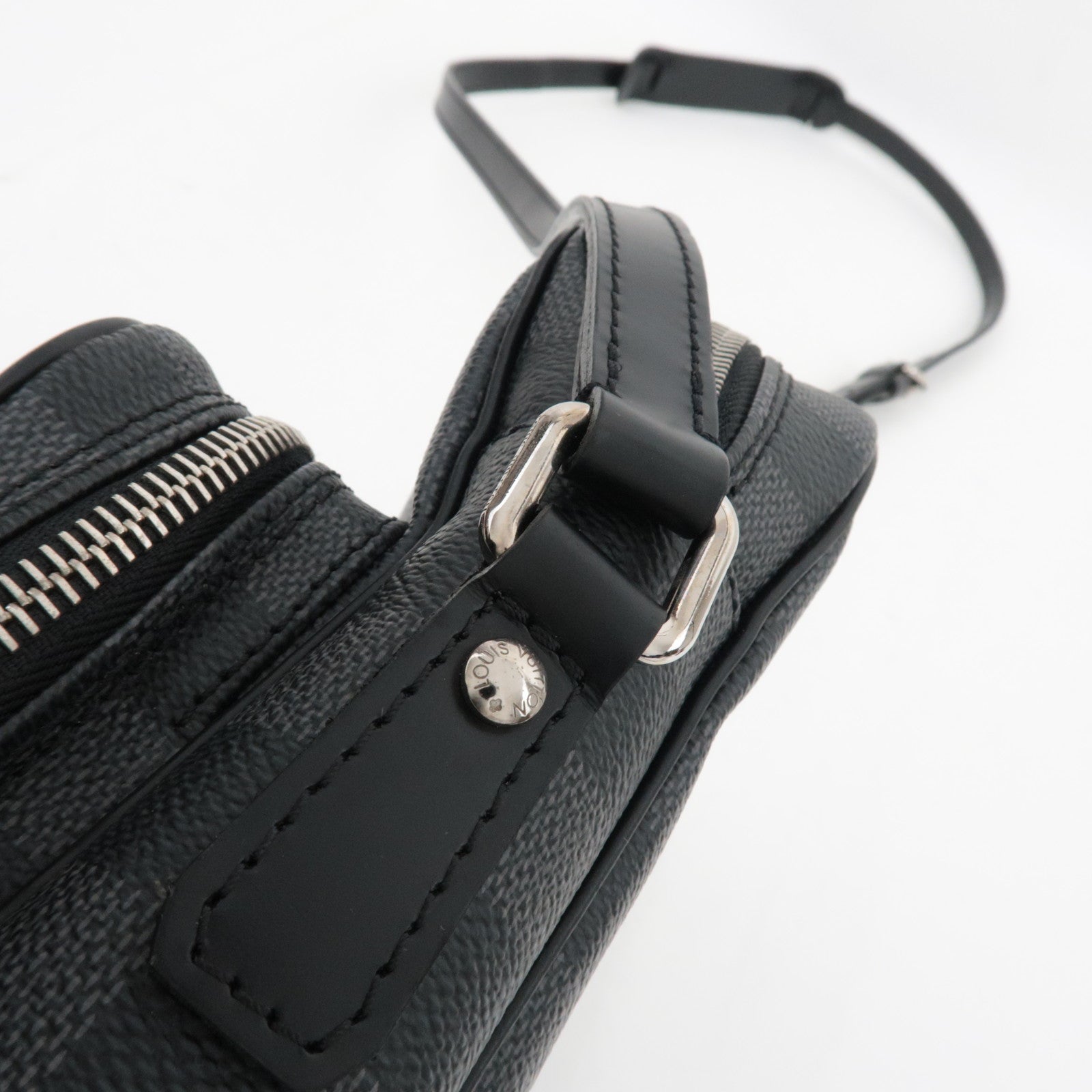 Louis Vuitton Damier Graphite Rem Shoulder Bag N41446 TH3098