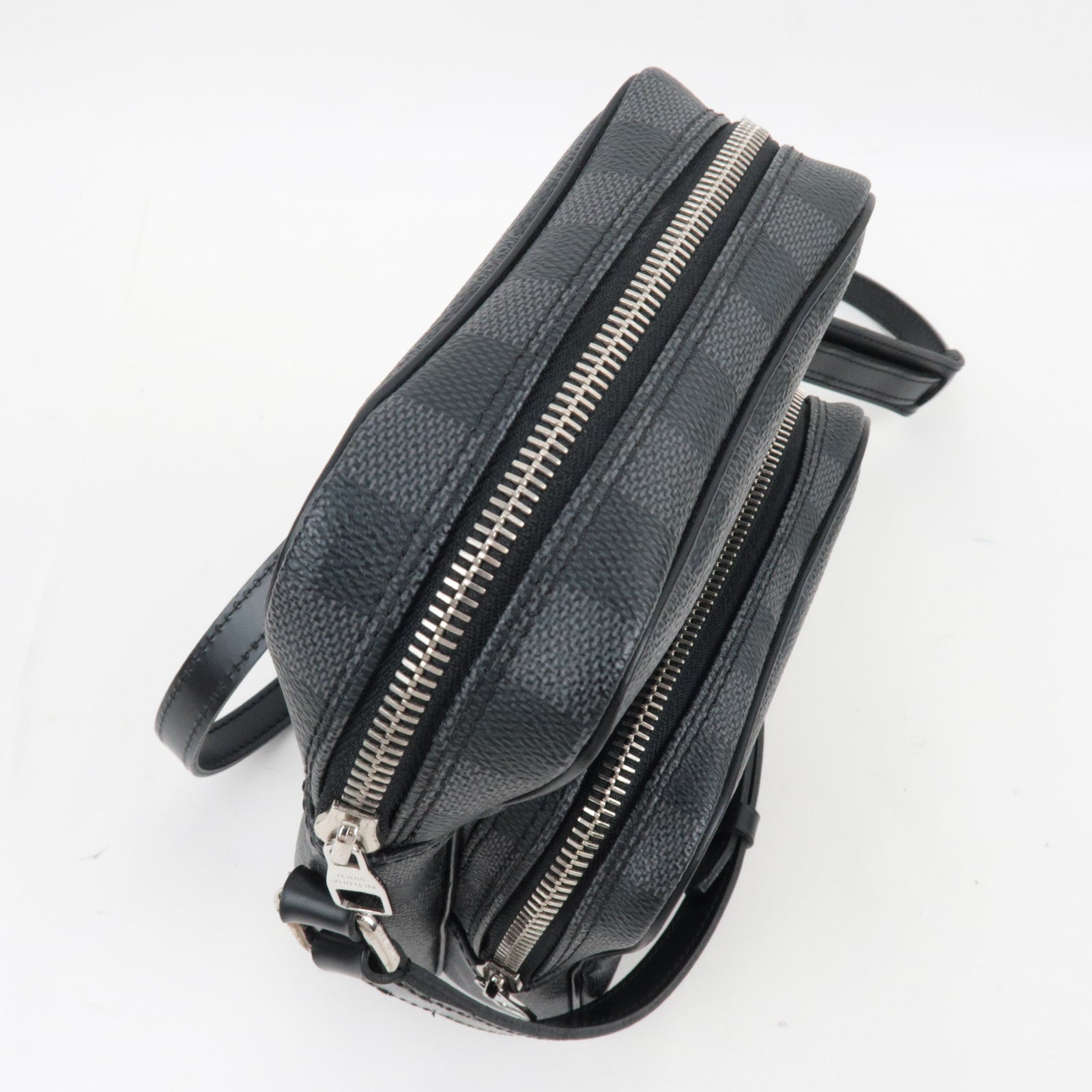 Louis Vuitton Damier Graphite Rem Shoulder Bag N41446 TH3098