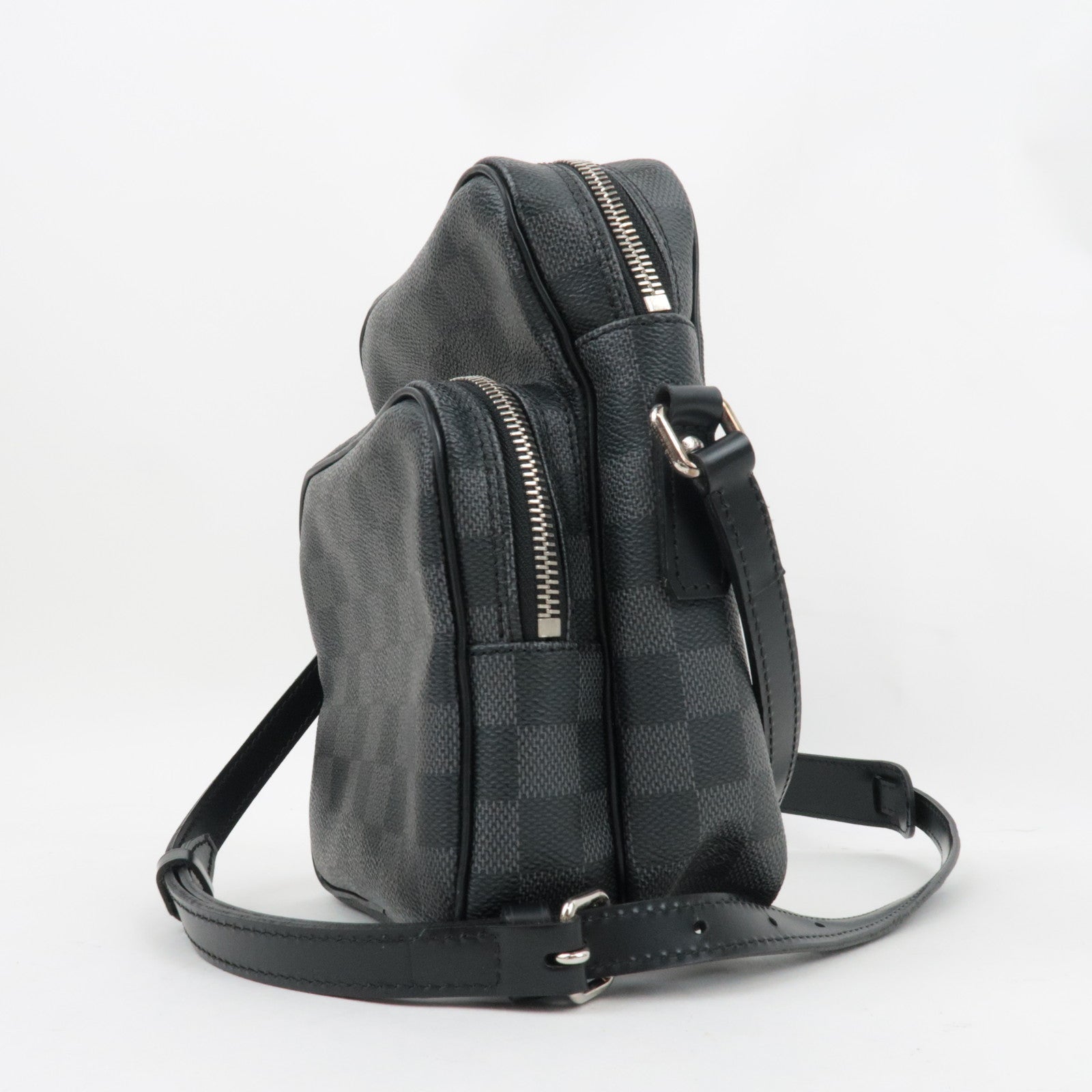 Louis Vuitton Damier Graphite Rem Shoulder Bag N41446 TH3098