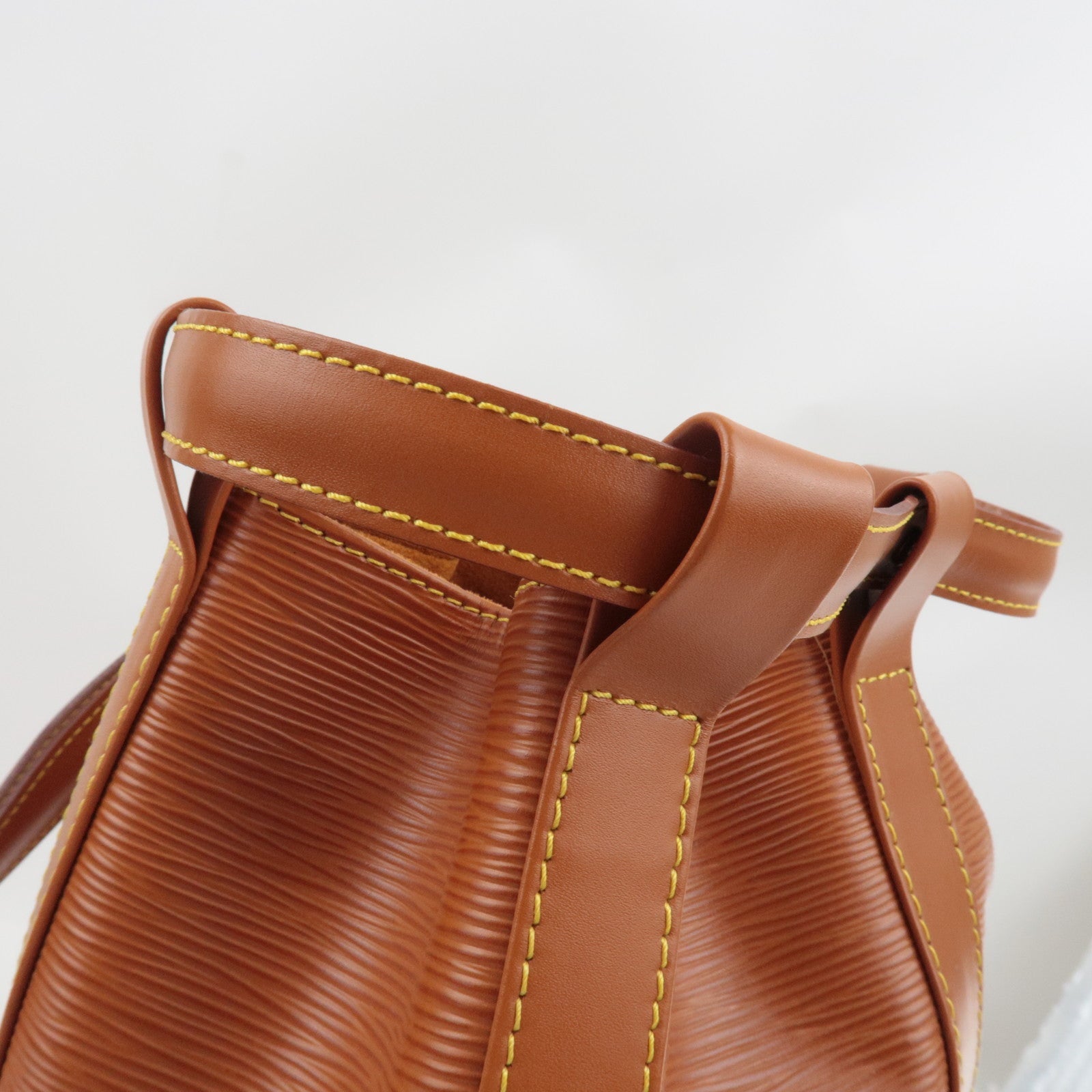 Louis Vuitton Epi Randonnee PM Shoulder Bag Zipang Gold M52358 AR0995