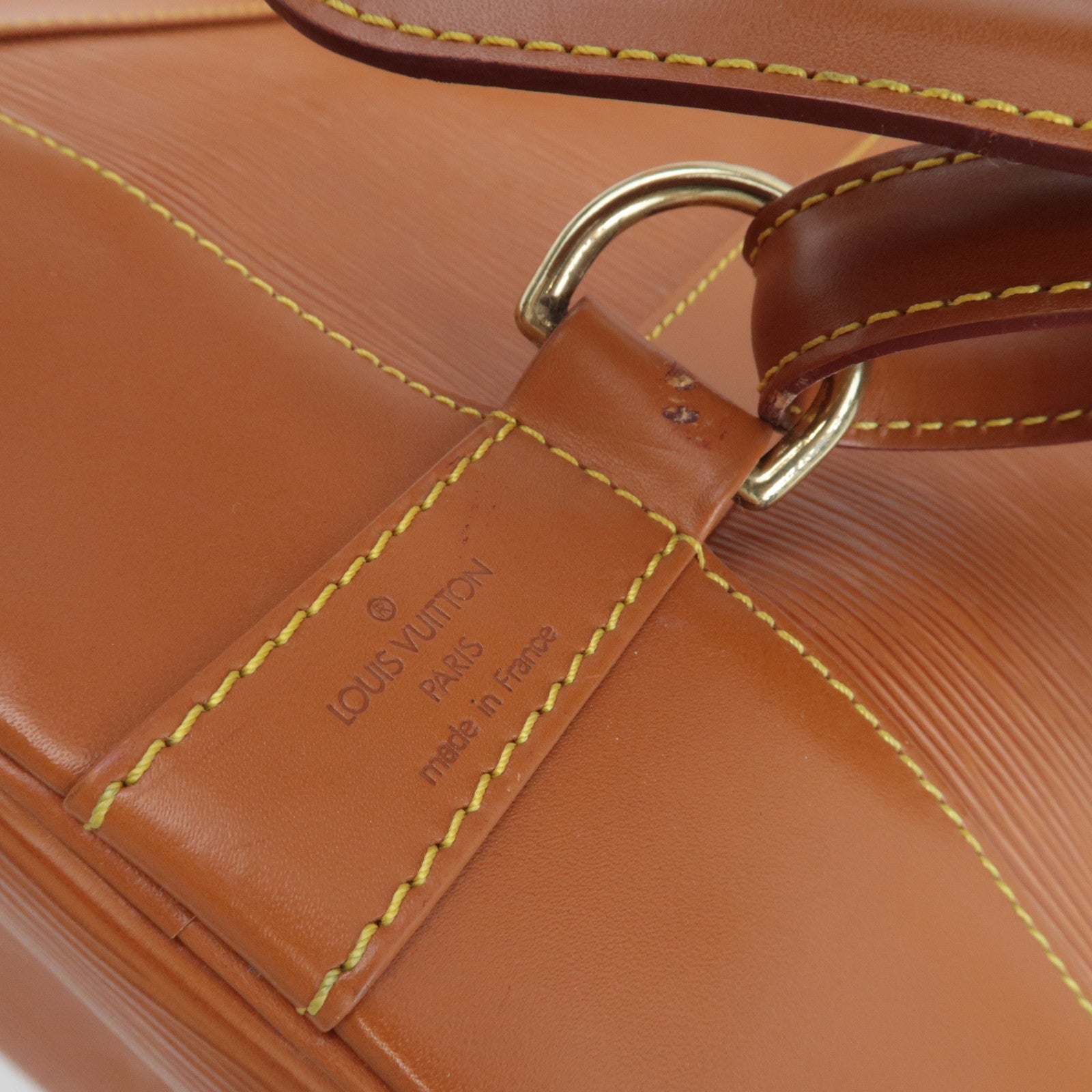 Louis Vuitton Epi Randonnee PM Shoulder Bag Zipang Gold M52358 AR0995