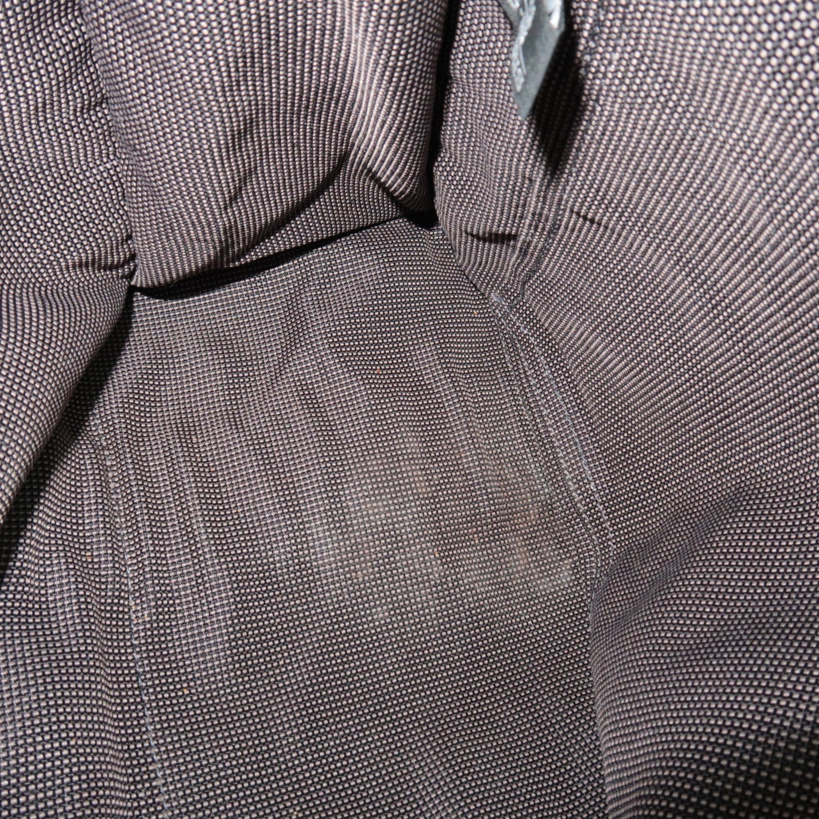 HERMES Her Line A Dos MM Backpack Nylon Canvas Gray *Lock