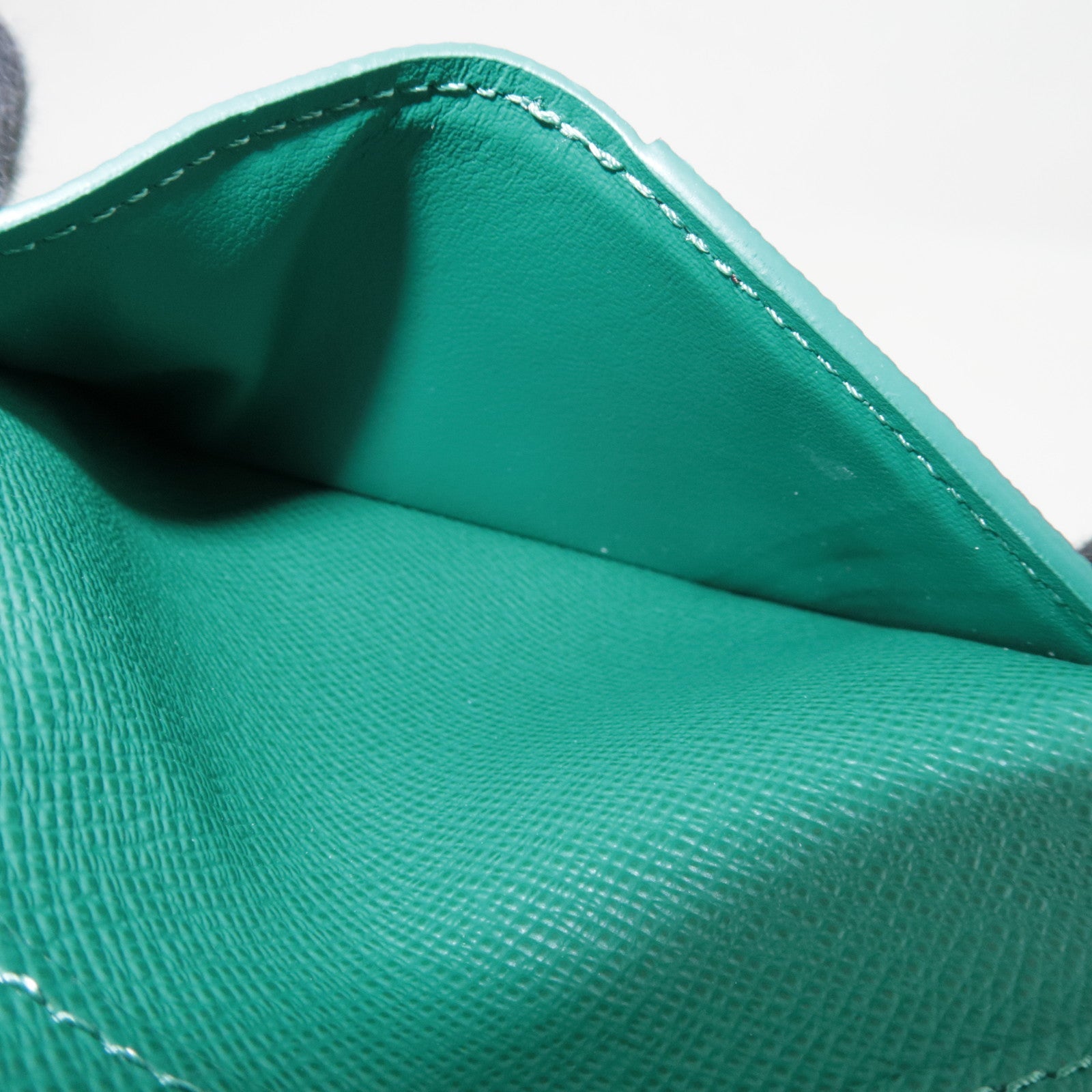 Louis Vuitton Monogram Macassar Organizer De Poche Card Case Borneo Green M12829 RFID