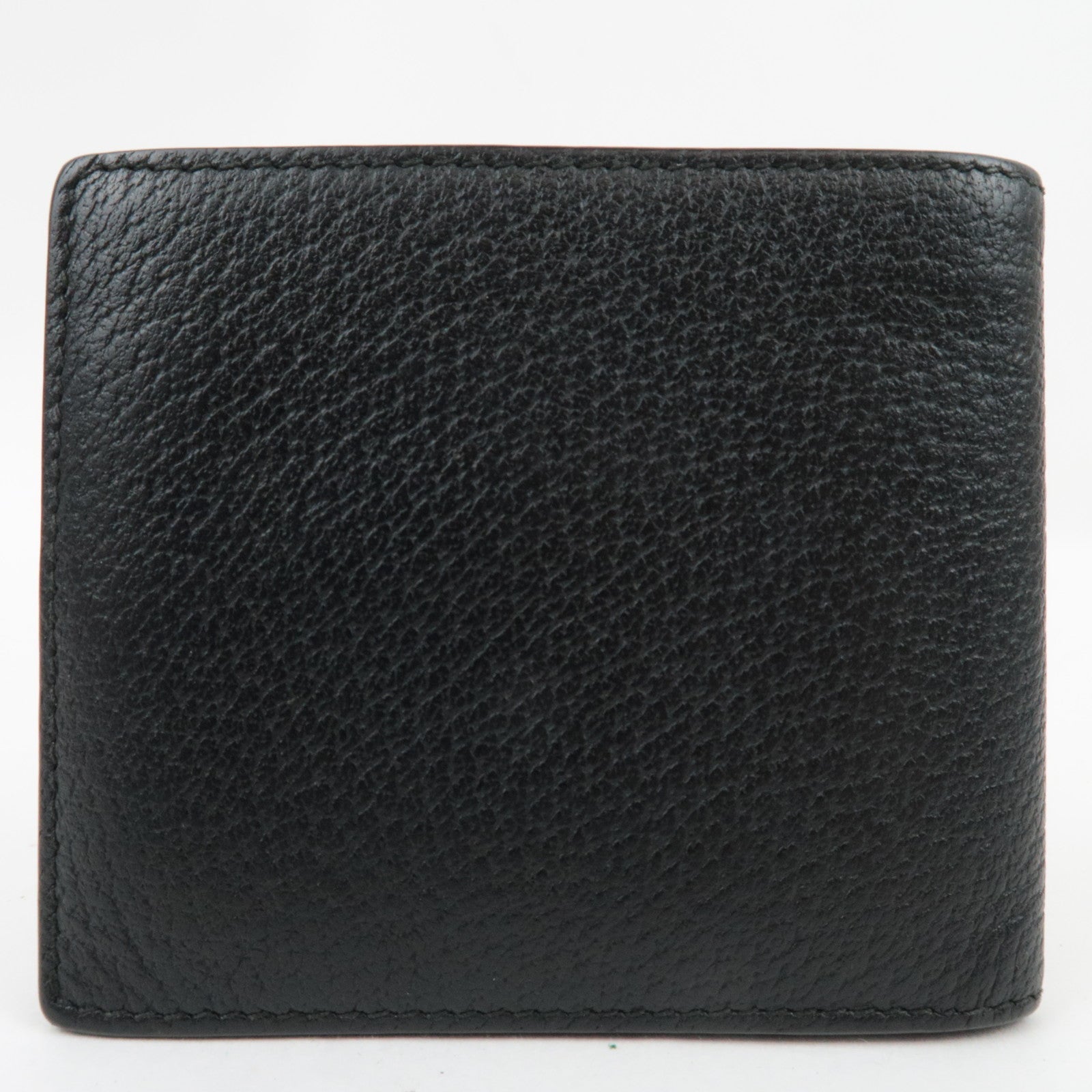 Gucci GG Marmont Bi-Fold Wallet Leather Black 428725 *Box, Dust bag