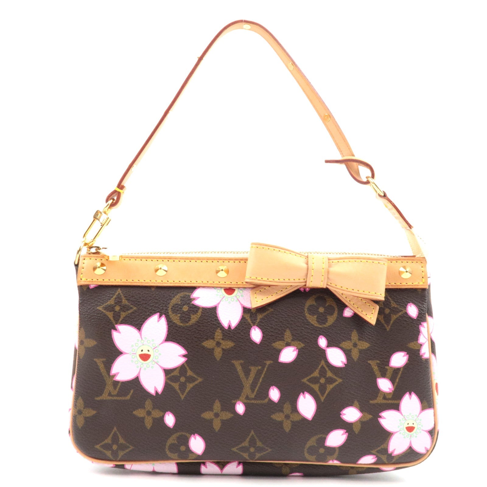 Louis Vuitton Monogram Cherry Blossom Pochette Accessoires M92006 AR0013 *Box, Dust bag77330
