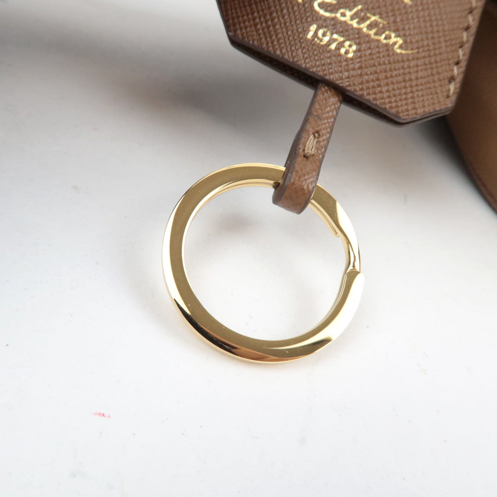 PRADA Re-Edition 1978 Medium 2Way Handbag Leather Beige 1BB115 *Strap, Clochette, Poignet