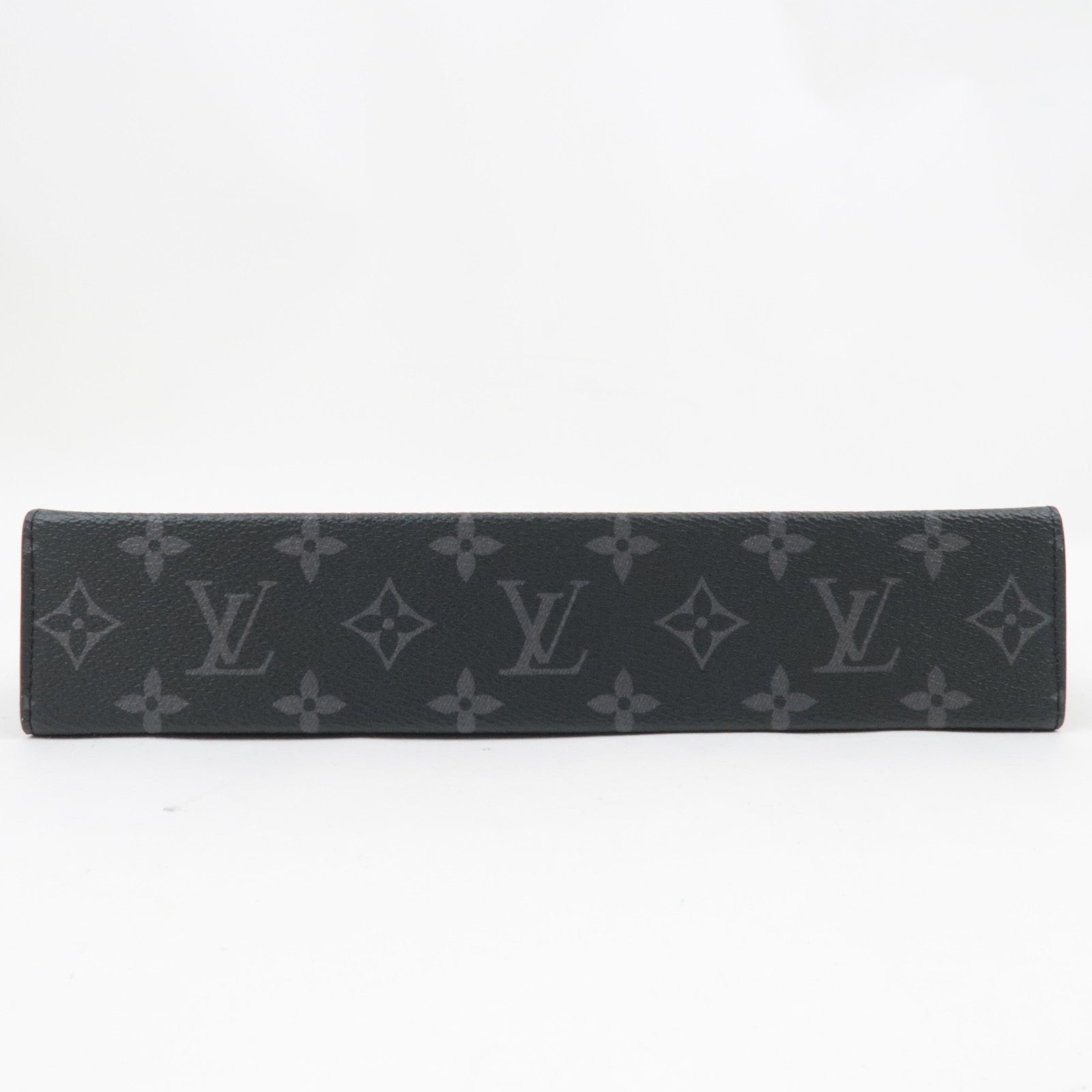 Louis Vuitton Monogram Eclipse Pochette Voyage MM Clutch Bag M61692 RFID *Dust bag