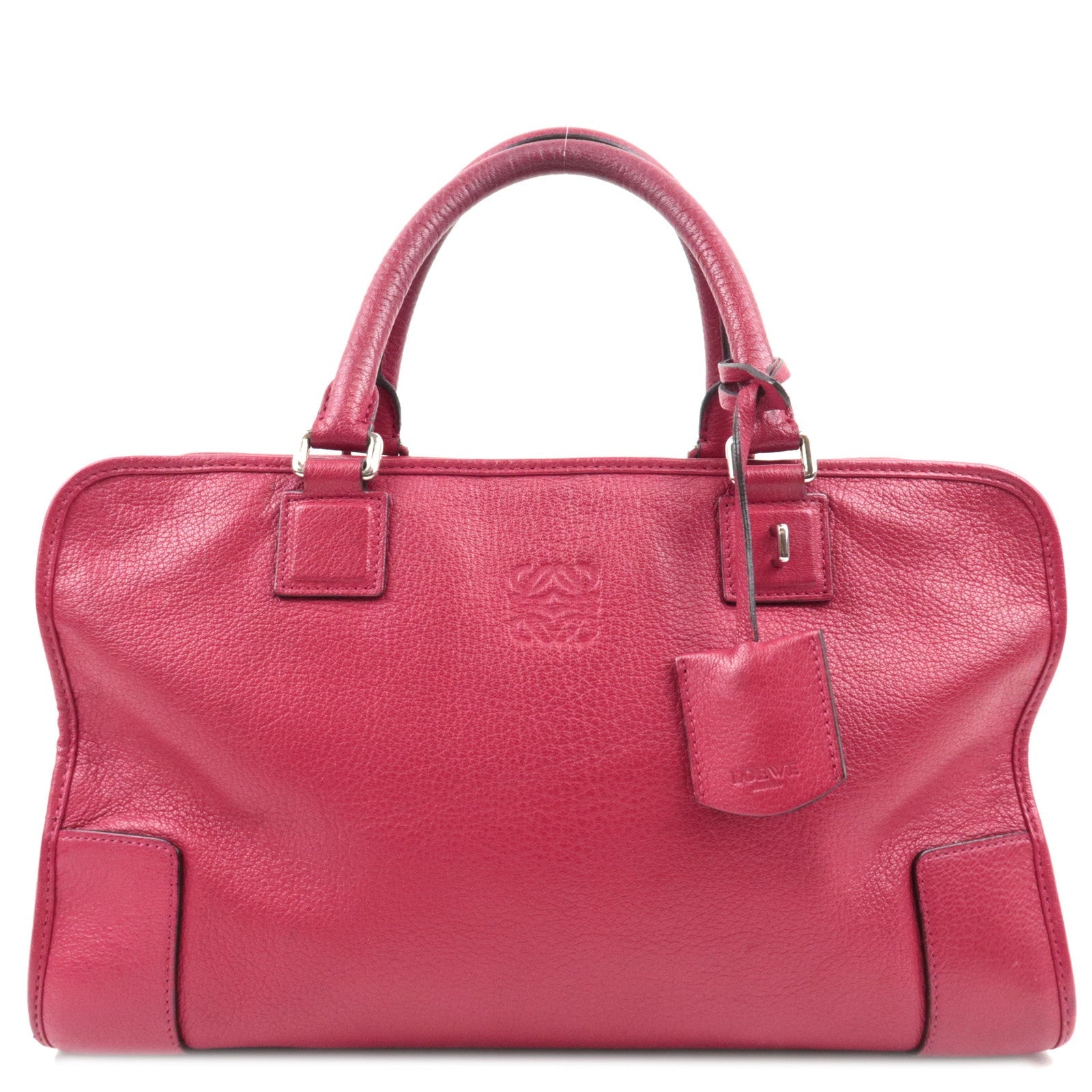 LOEWE Amazona 36 Hand Bag Leather Red *Dust bag, Key Lock, Crochette77341