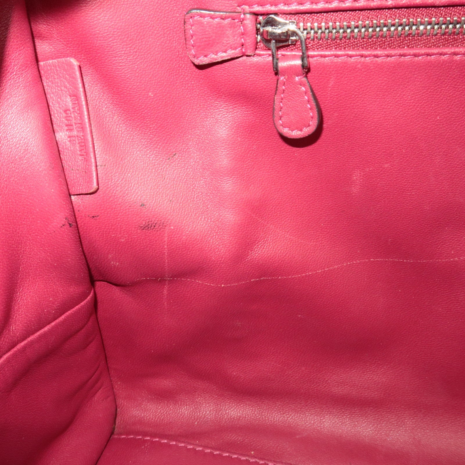 LOEWE Amazona 36 Hand Bag Leather Red *Dust bag, Key Lock, Crochette