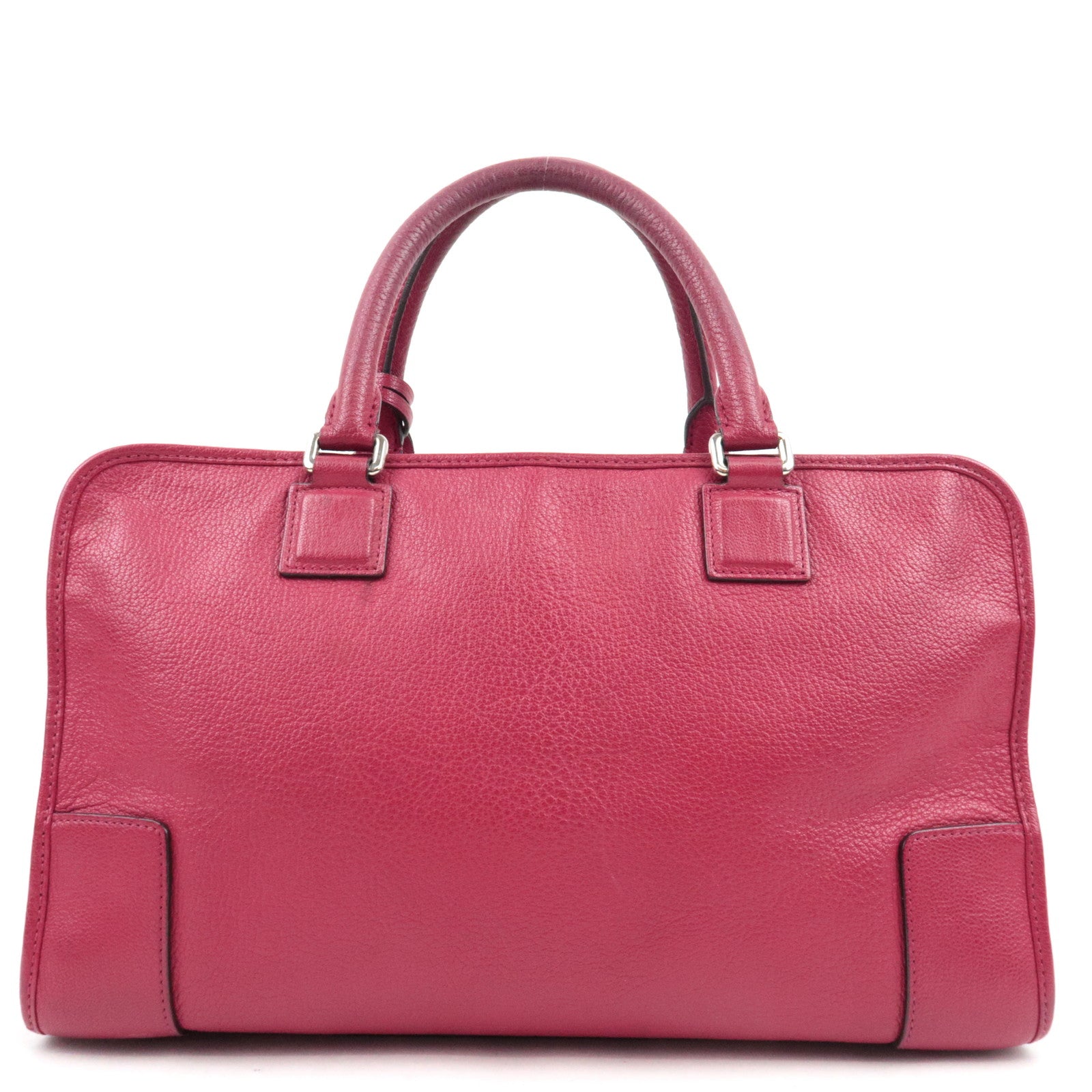 LOEWE Amazona 36 Hand Bag Leather Red *Dust bag, Key Lock, Crochette