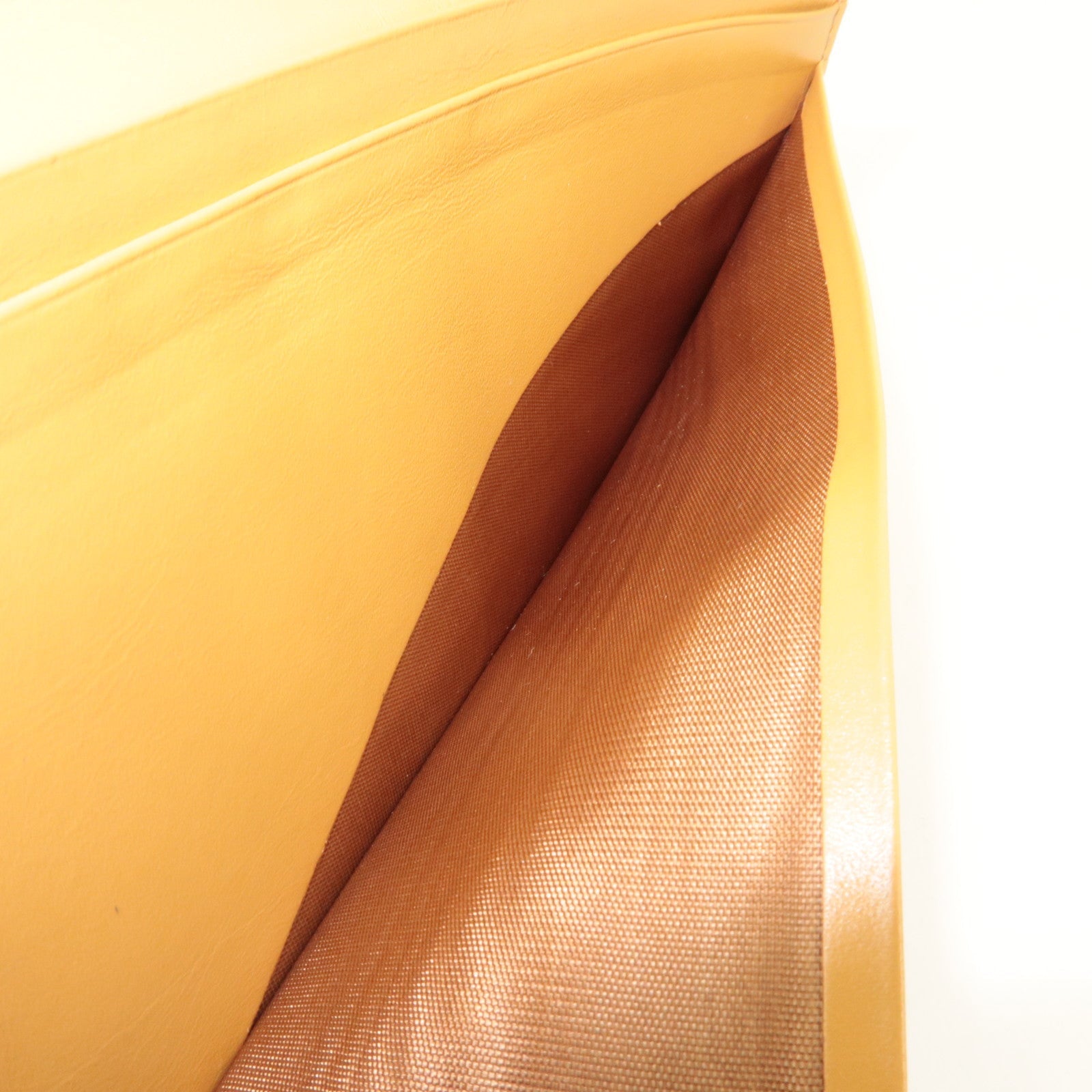 CELINE Macadam Bi-Fold Long Wallet PVC Leather Brown Beige