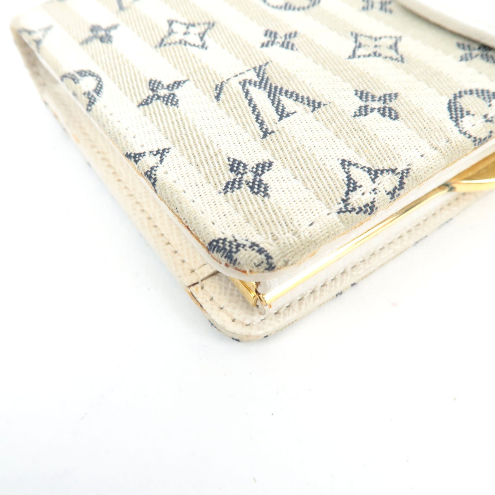 Louis Vuitton Monogram Mini Lin Porte Monnaie Viennois Wallet Croisette M95659 TH3067