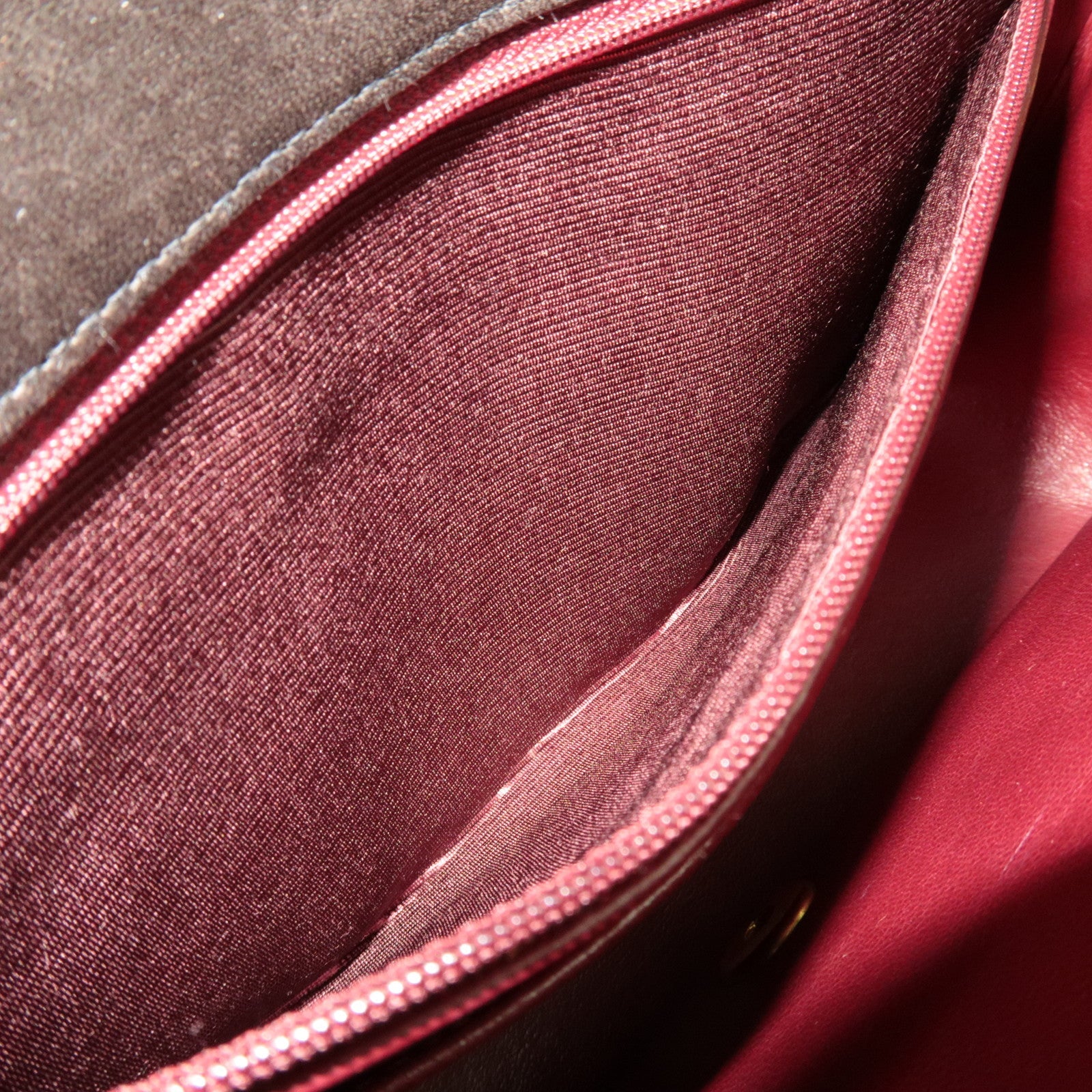 CHANEL Diana Matelasse 25 Chain Shoulder Bag Lambskin Black Gold HDW 3100311 *G card