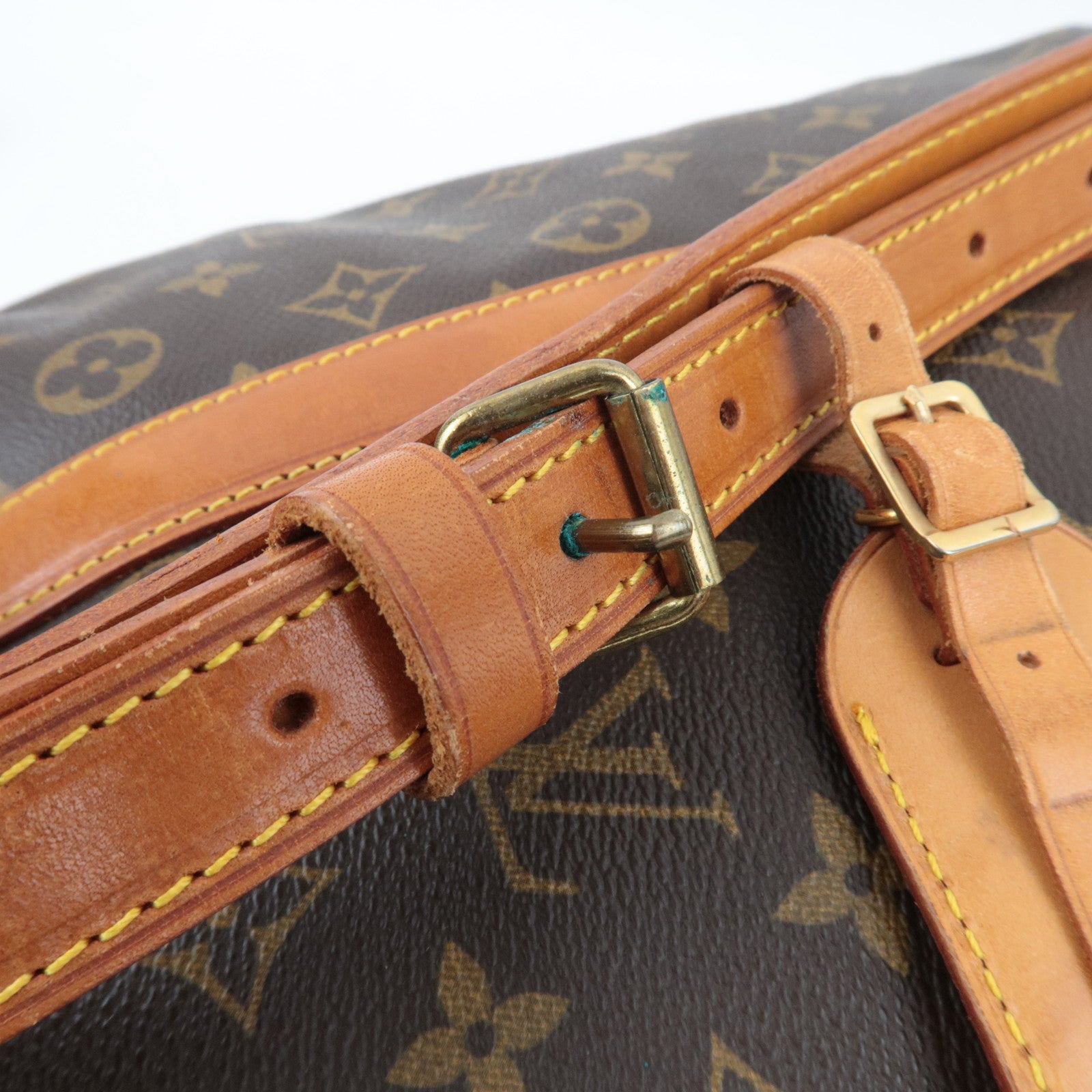 Louis Vuitton Monogram Randonnee GM Shoulder Bag M42244 *Name tag, Pouch