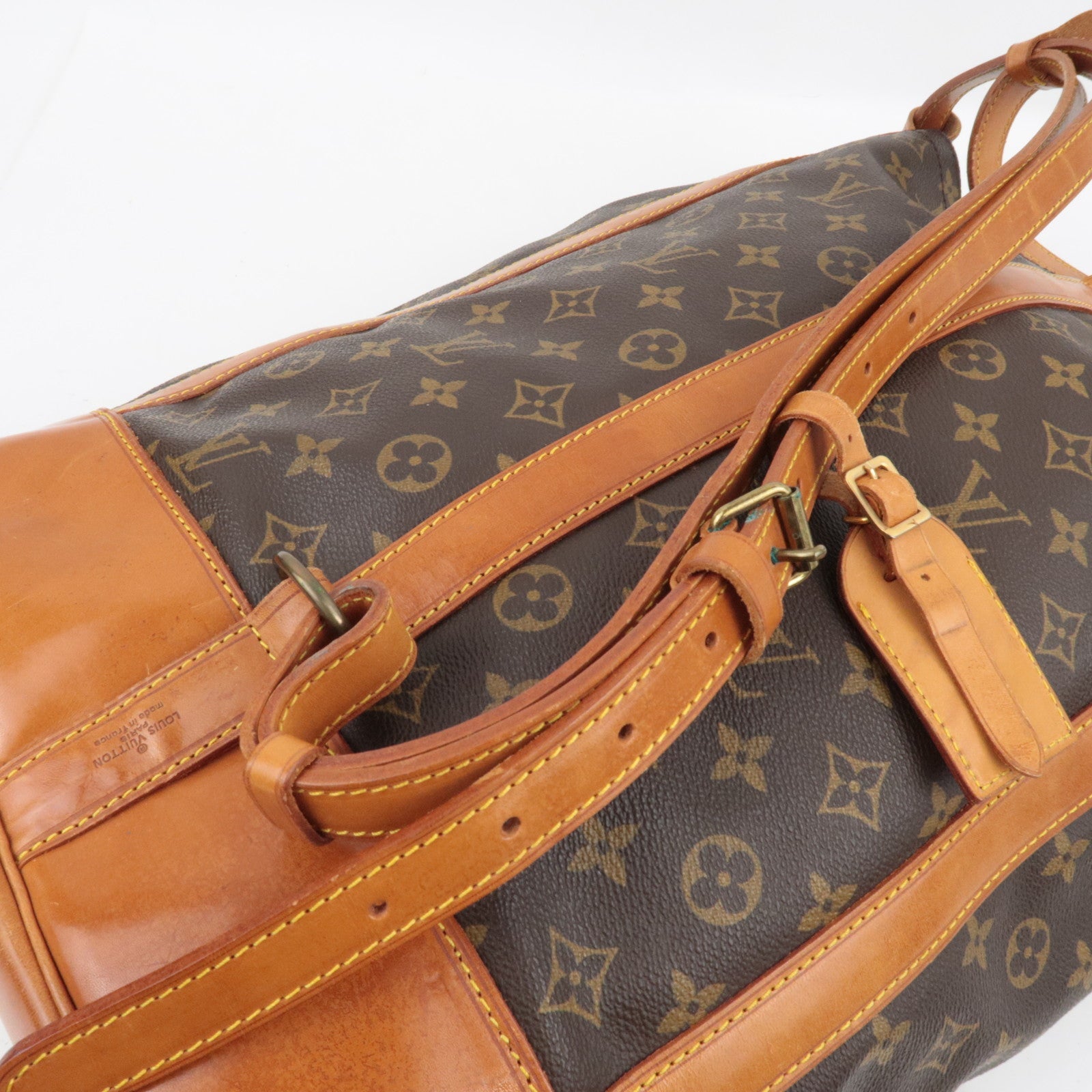 Louis Vuitton Monogram Randonnee GM Shoulder Bag M42244 *Name tag, Pouch