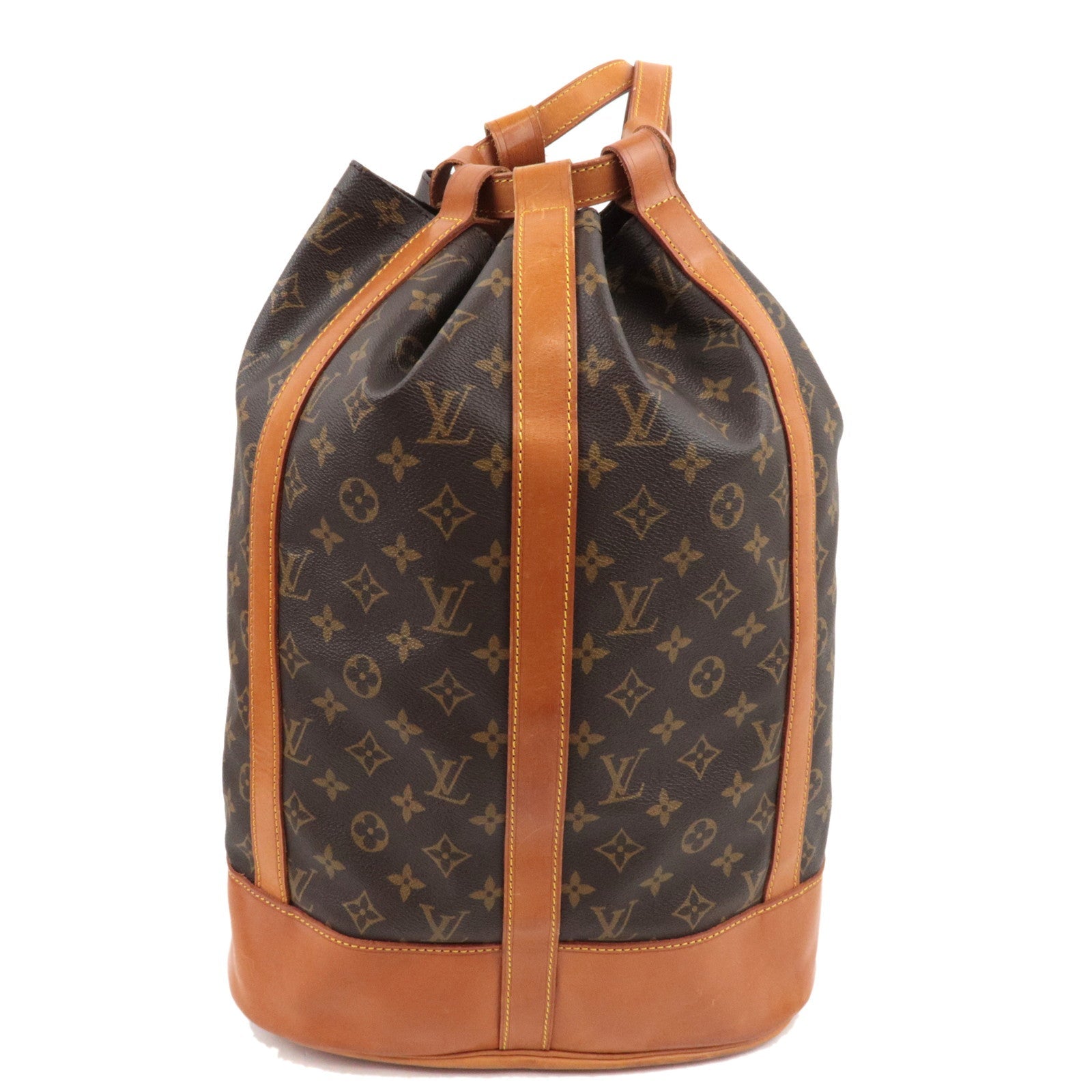 Louis Vuitton Monogram Randonnee GM Shoulder Bag M42244 *Name tag, Pouch77434