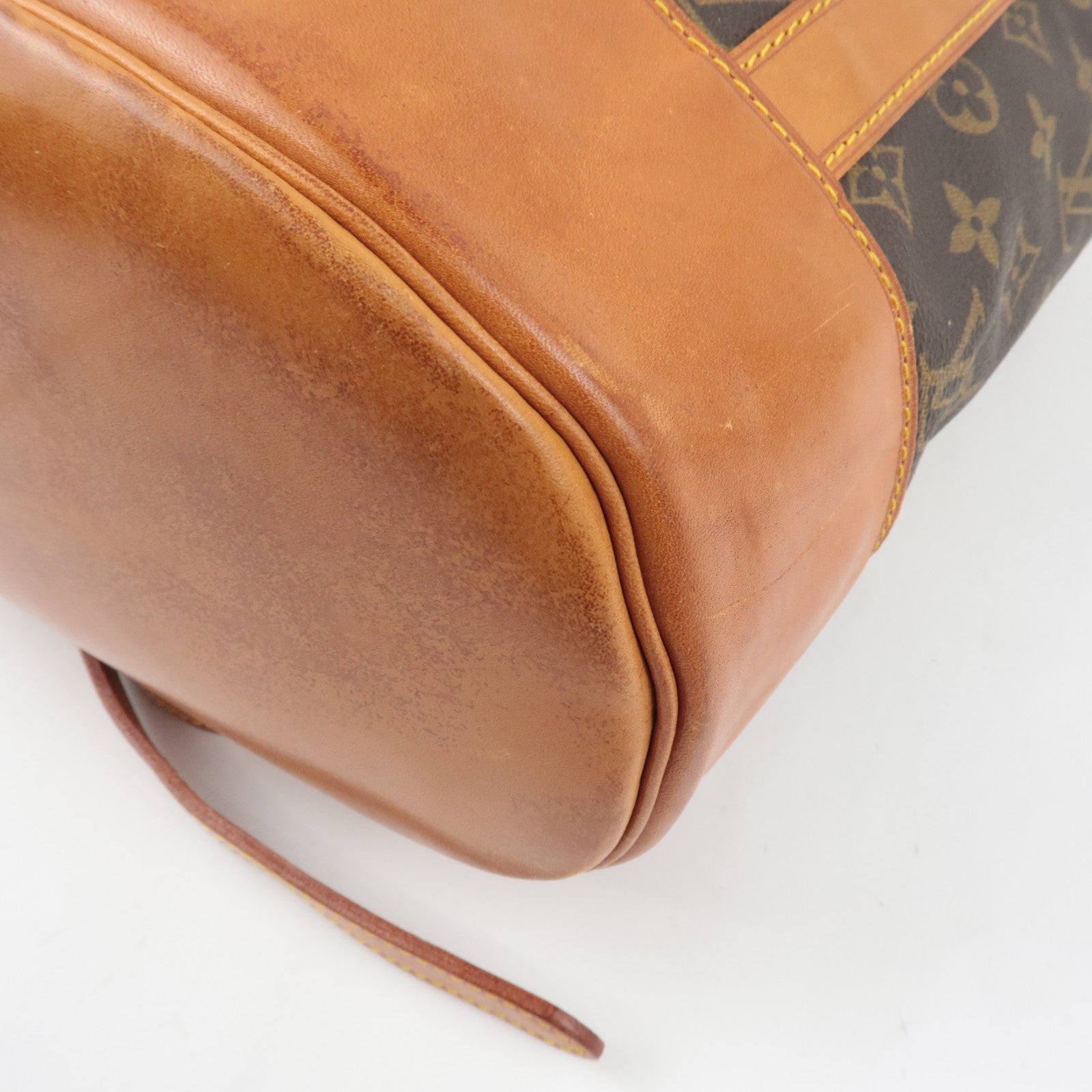 Louis Vuitton Monogram Randonnee GM Shoulder Bag M42244 *Name tag, Pouch