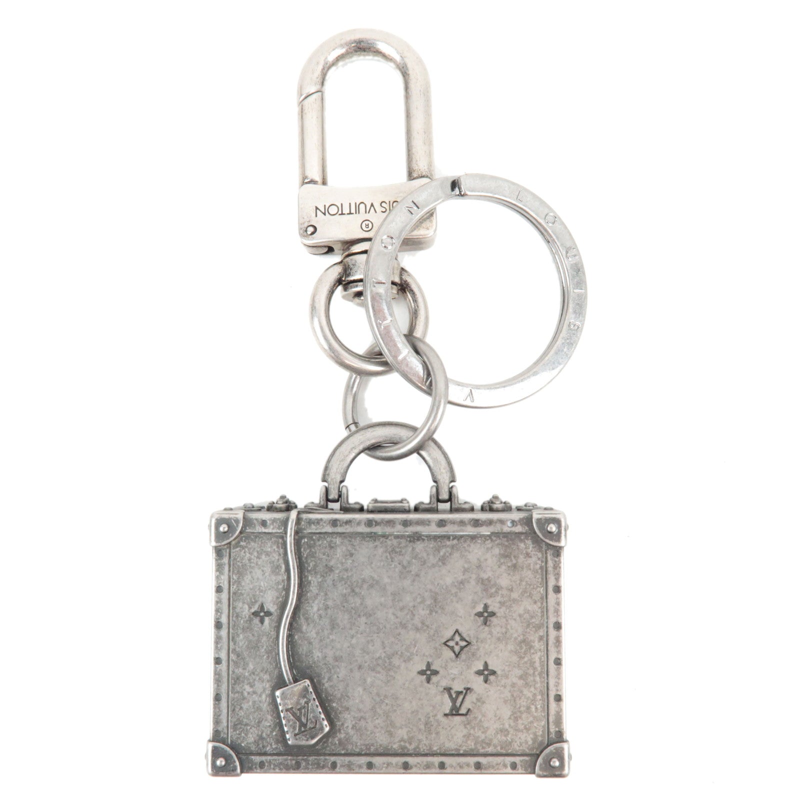 Louis Vuitton The President Bag Charm Metal Vintage Silver M67366 DI110577484