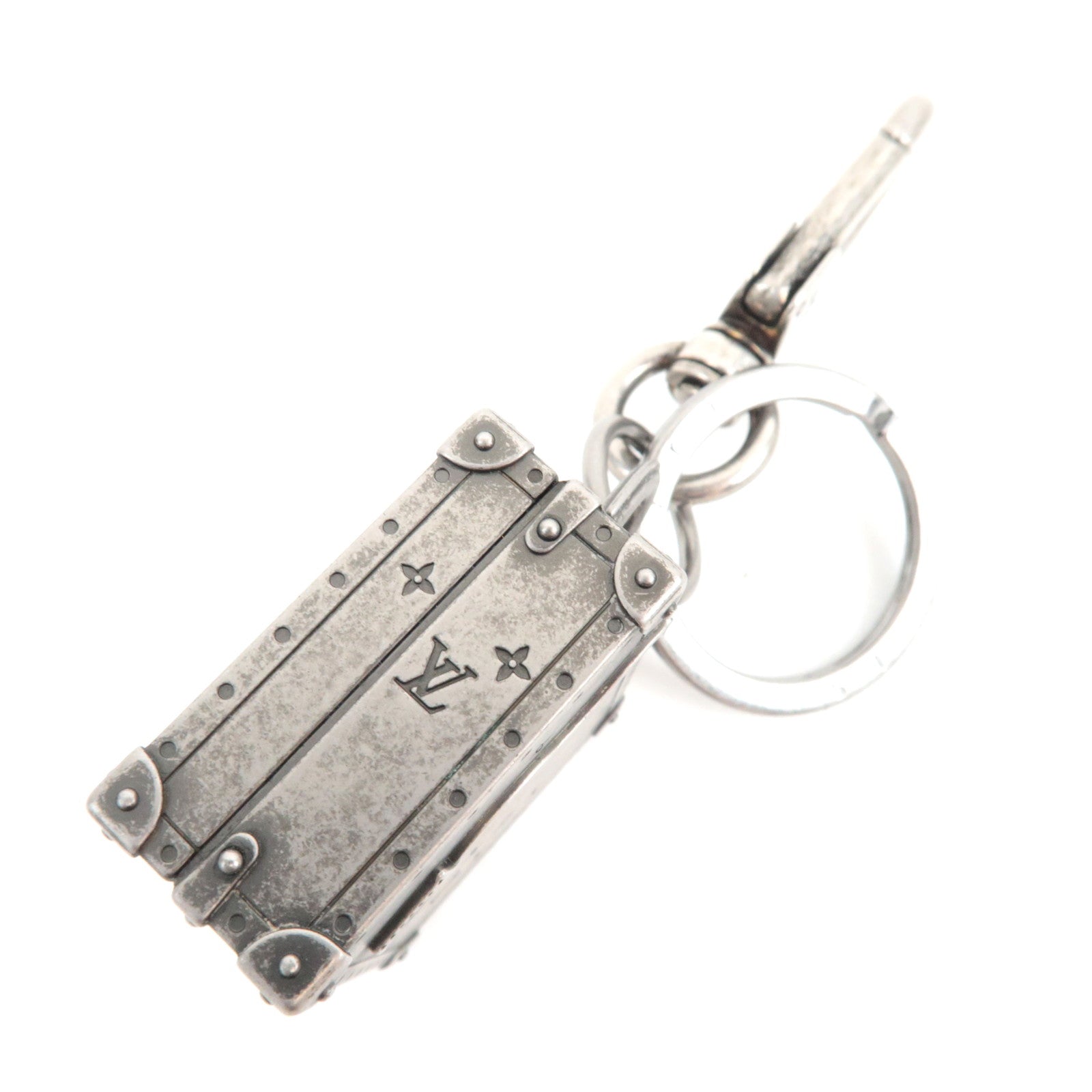 Louis Vuitton The President Bag Charm Metal Vintage Silver M67366 DI1105