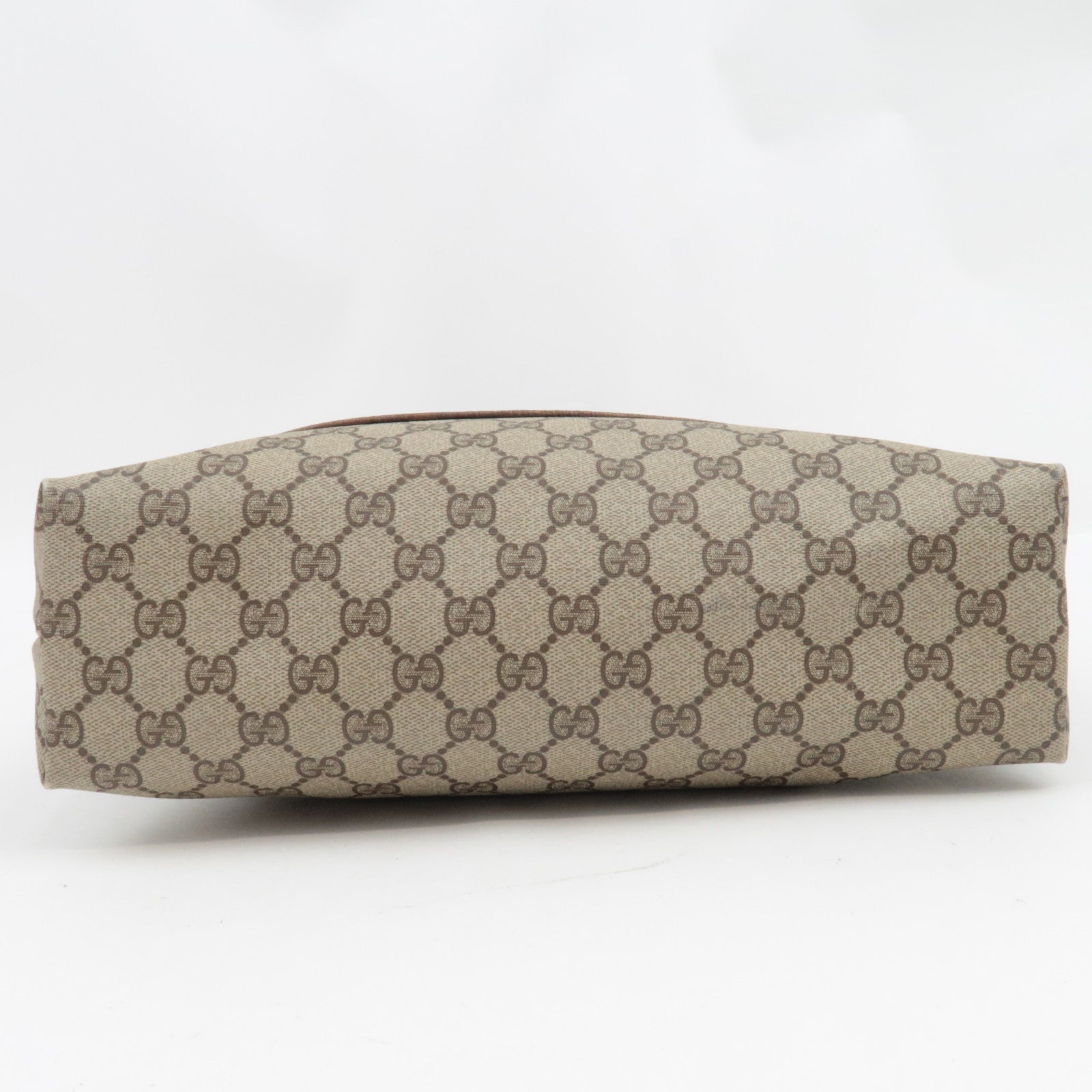 GUCCI Old GUCCI Sherry Tote Bag GG Plus Leather Beige Brown 39.02.003