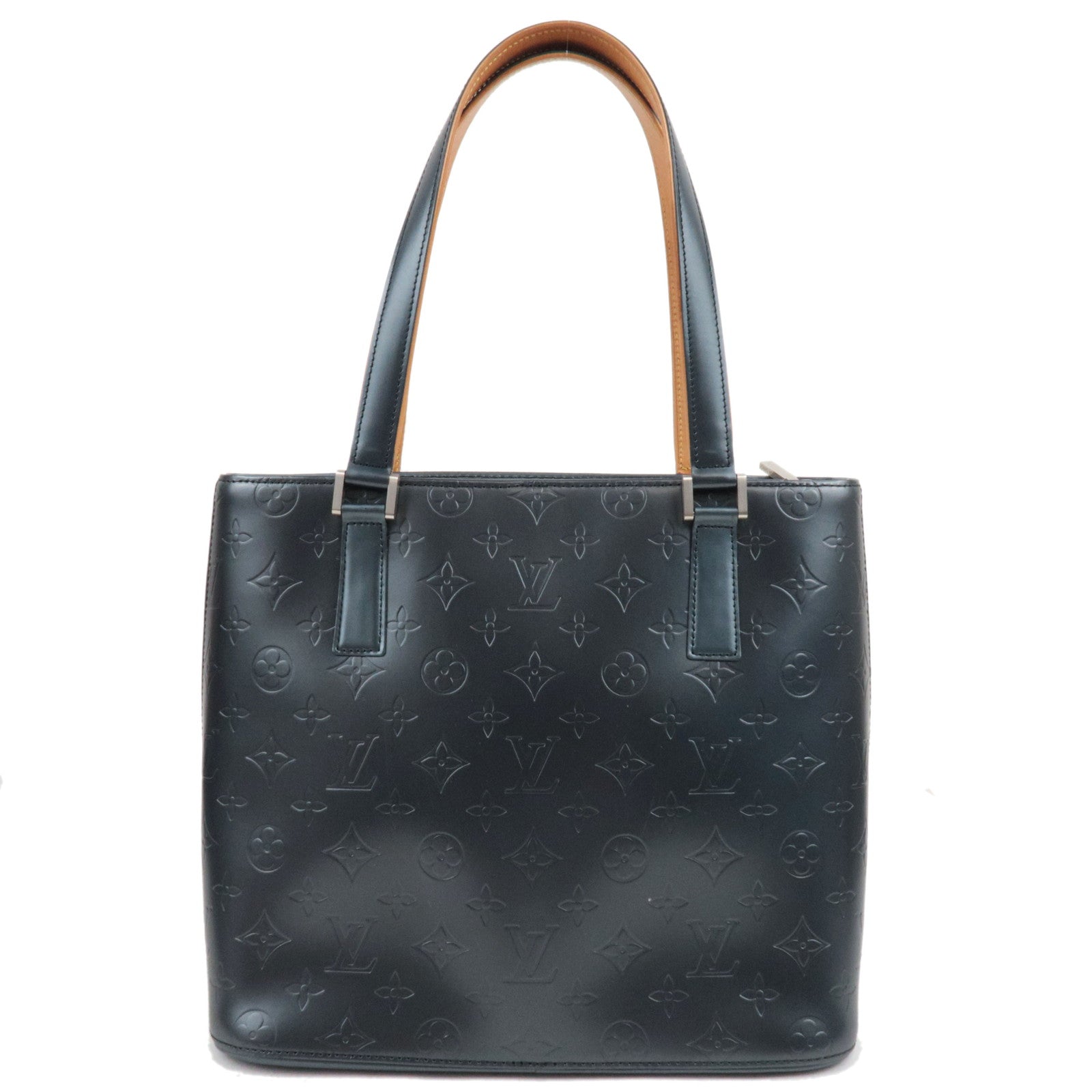 Louis Vuitton Monogram Matte Stockton Tote Bag Navy M55115 CA0062 *Dust bag77515