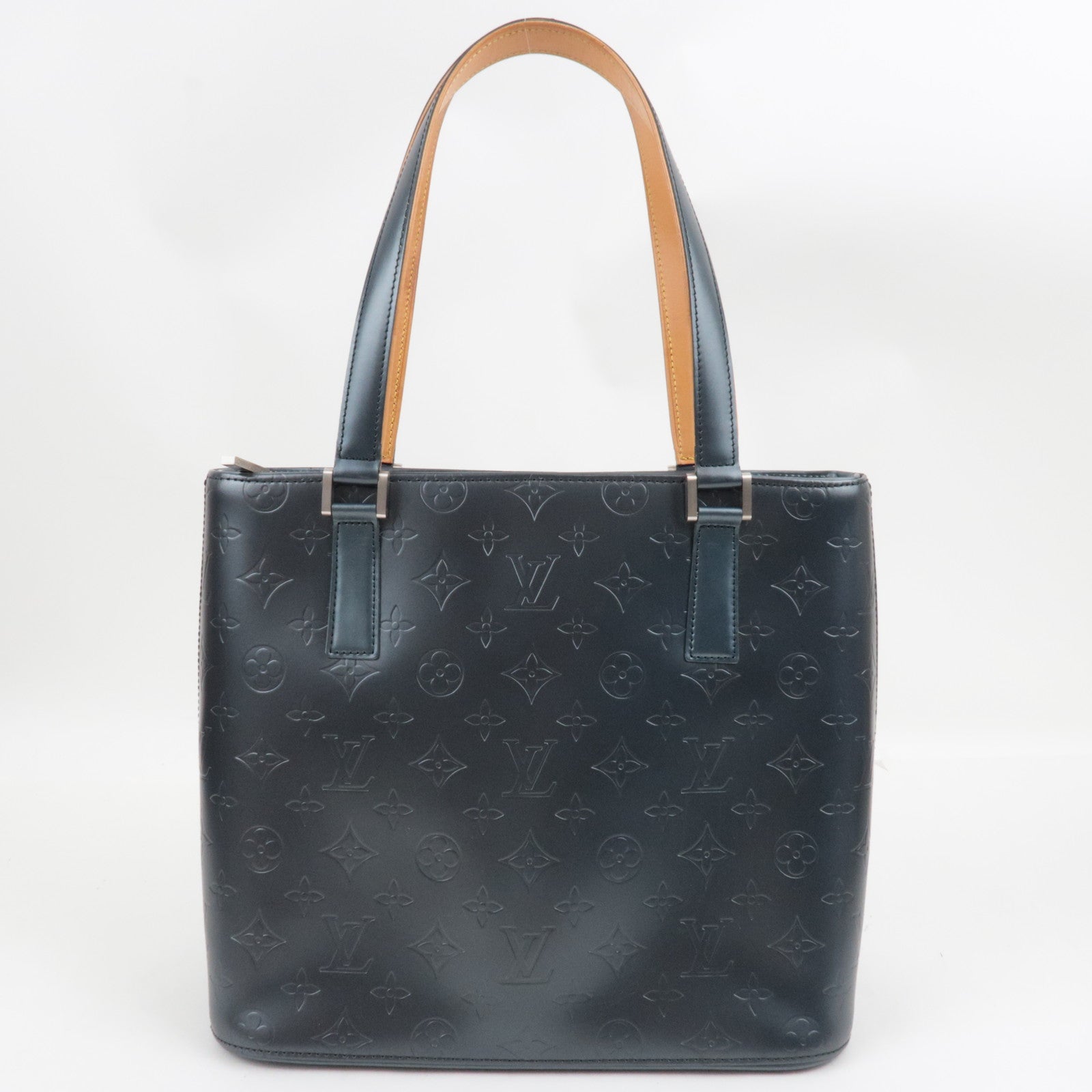 Louis Vuitton Monogram Matte Stockton Tote Bag Navy M55115 CA0062 *Dust bag