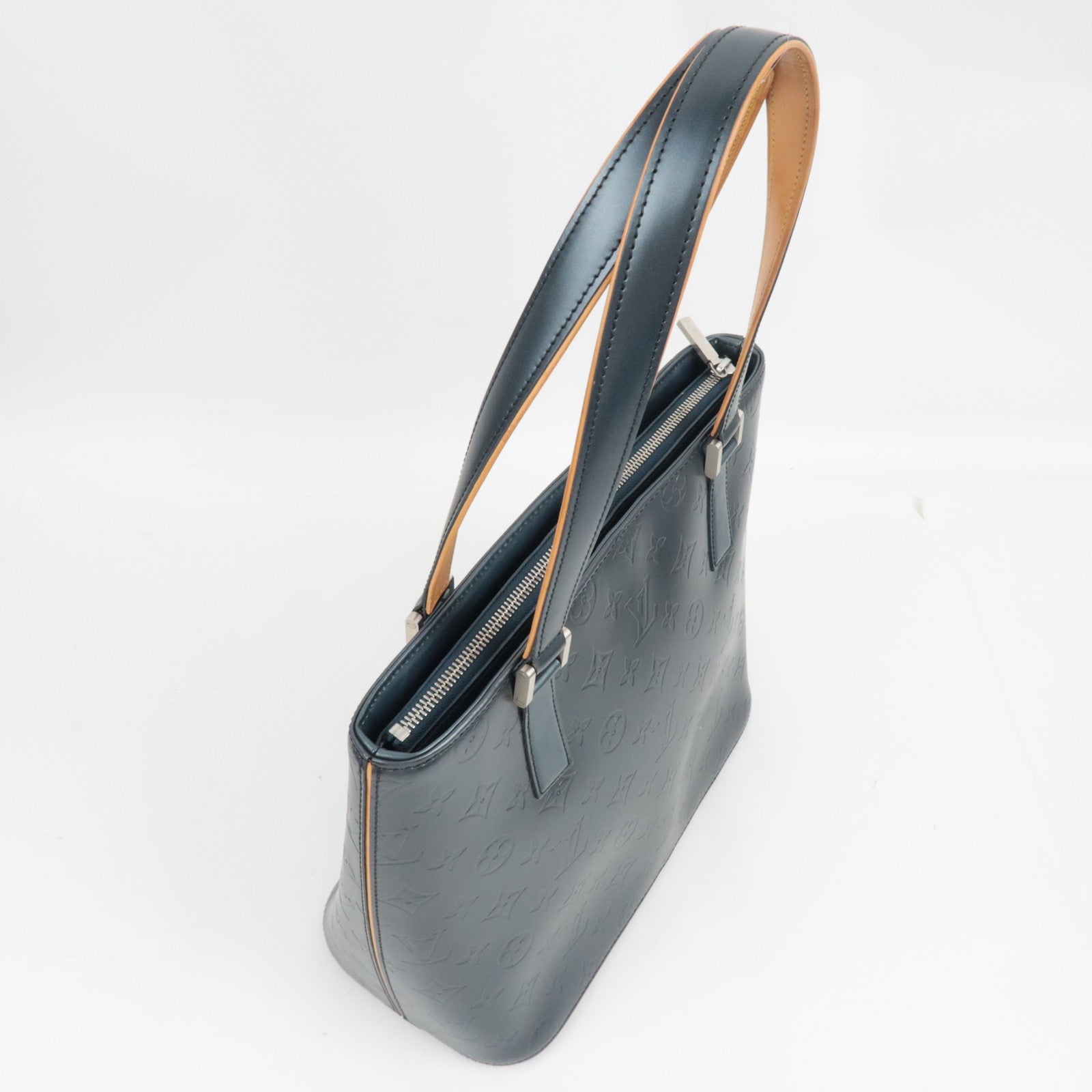 Louis Vuitton Monogram Matte Stockton Tote Bag Navy M55115 CA0062 *Dust bag