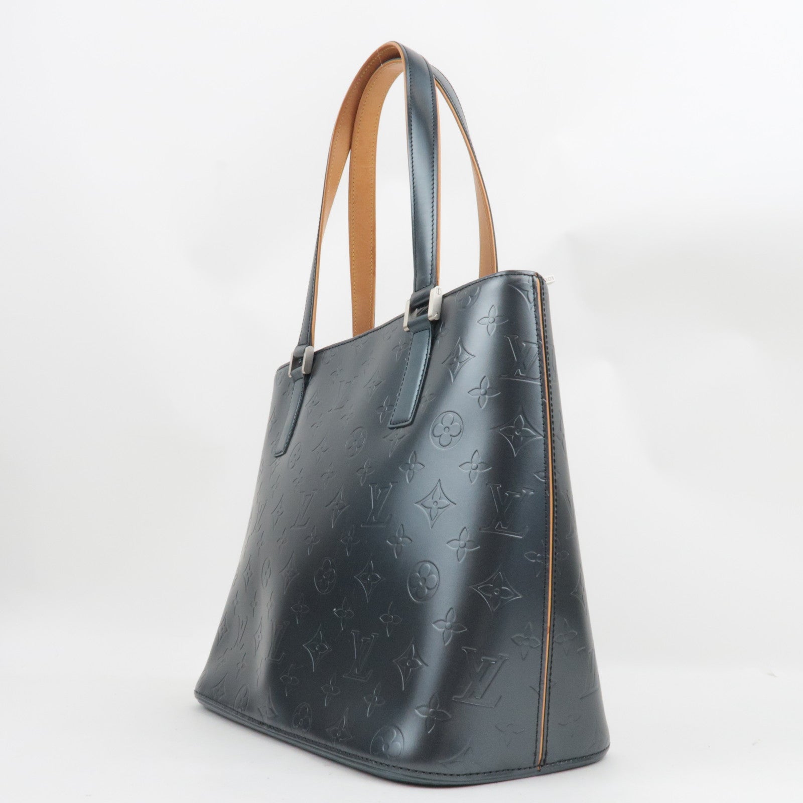 Louis Vuitton Monogram Matte Stockton Tote Bag Navy M55115 CA0062 *Dust bag