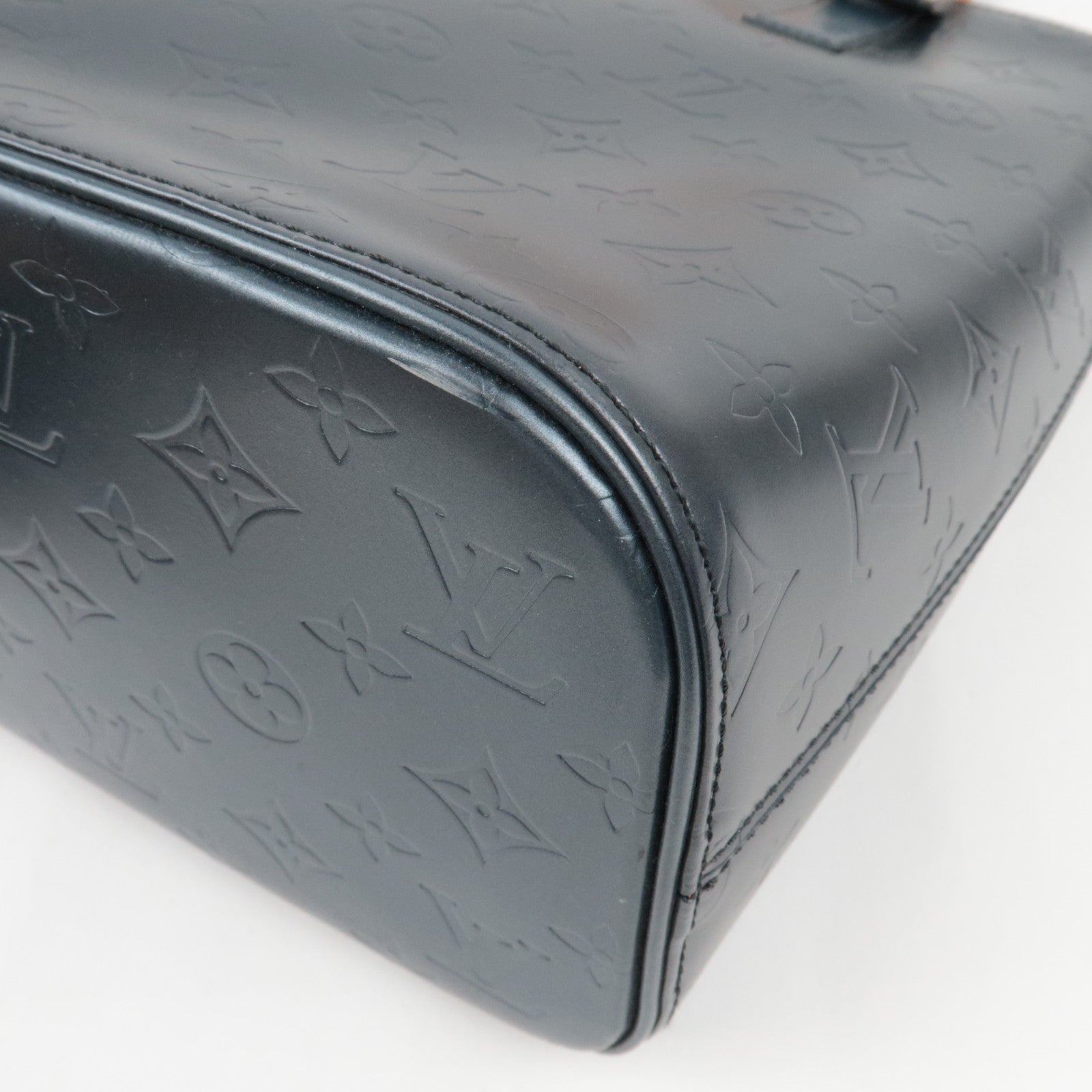 Louis Vuitton Monogram Matte Stockton Tote Bag Navy M55115 CA0062 *Dust bag