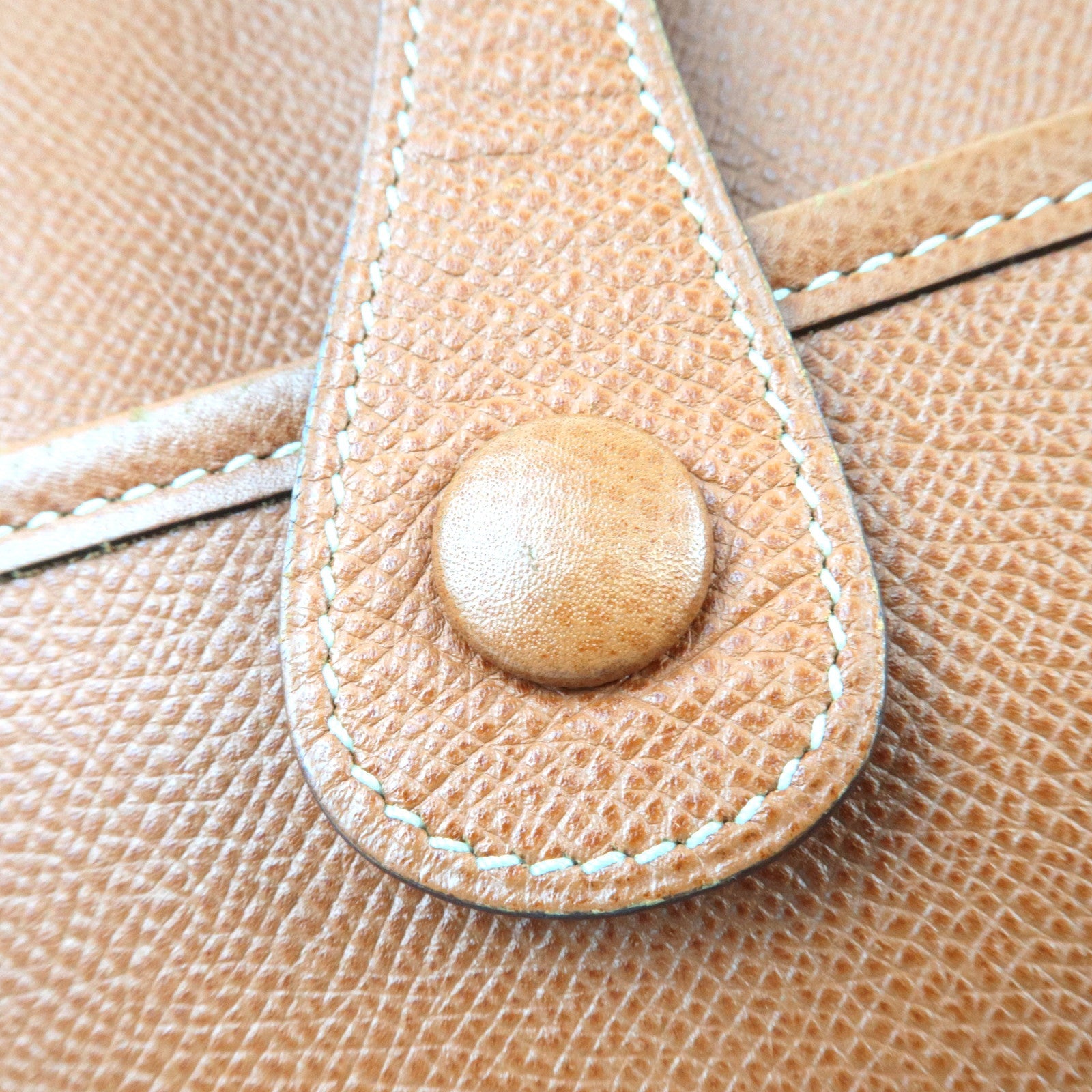 HERMES Evelyne II PM Shoulder Bag □I Stamp (2005) Veau Epsom Gold *Box, Dust bag