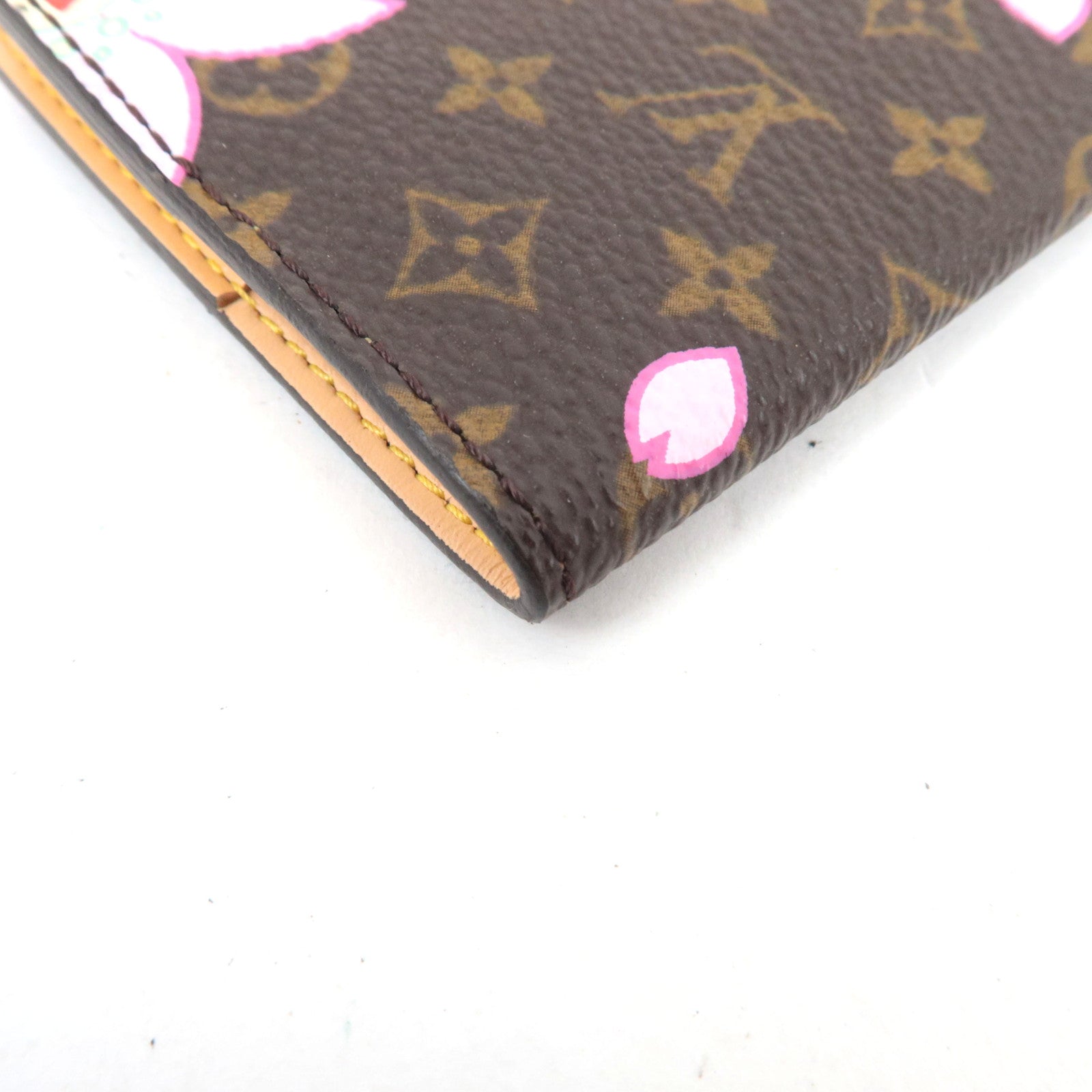 Louis Vuitton Monogram Cherry Blossom Agenda Mini Planner Cover M92021 SR0033