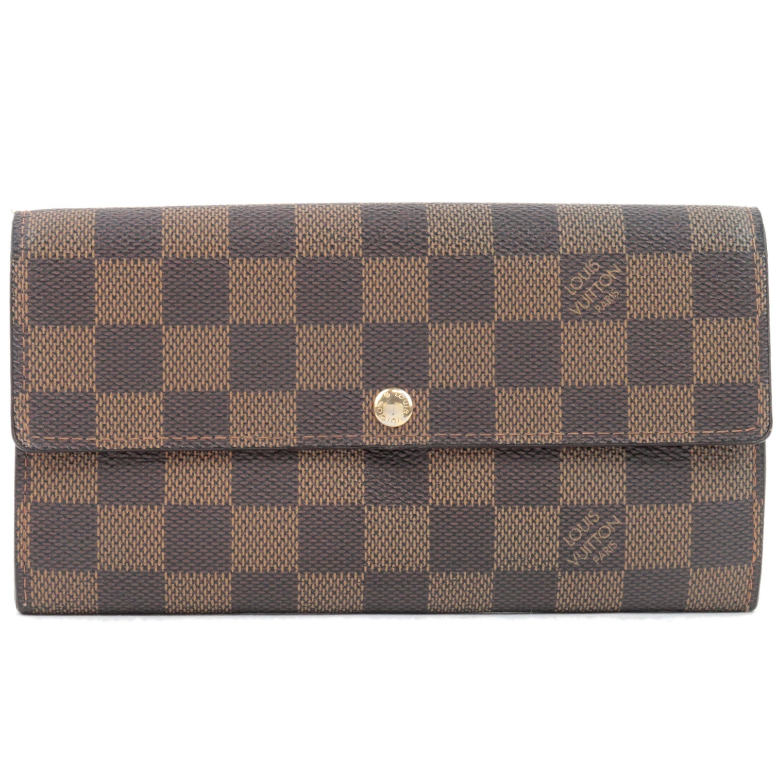 Louis Vuitton Damier Portefeuille Sarah Long Wallet N61734 CA308877611