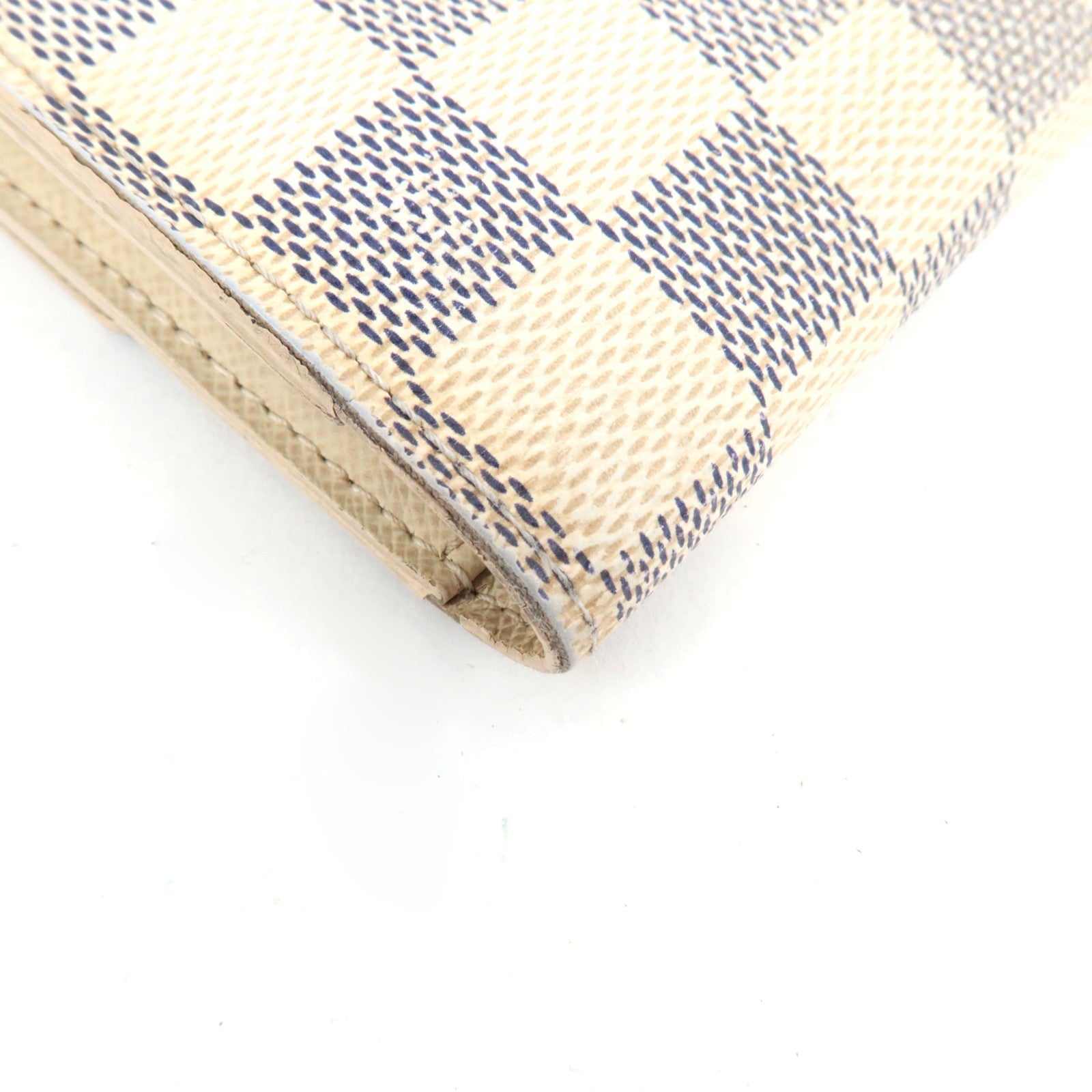 Louis Vuitton Damier Azur Portefeuille International Long Wallet N61732 TS3151