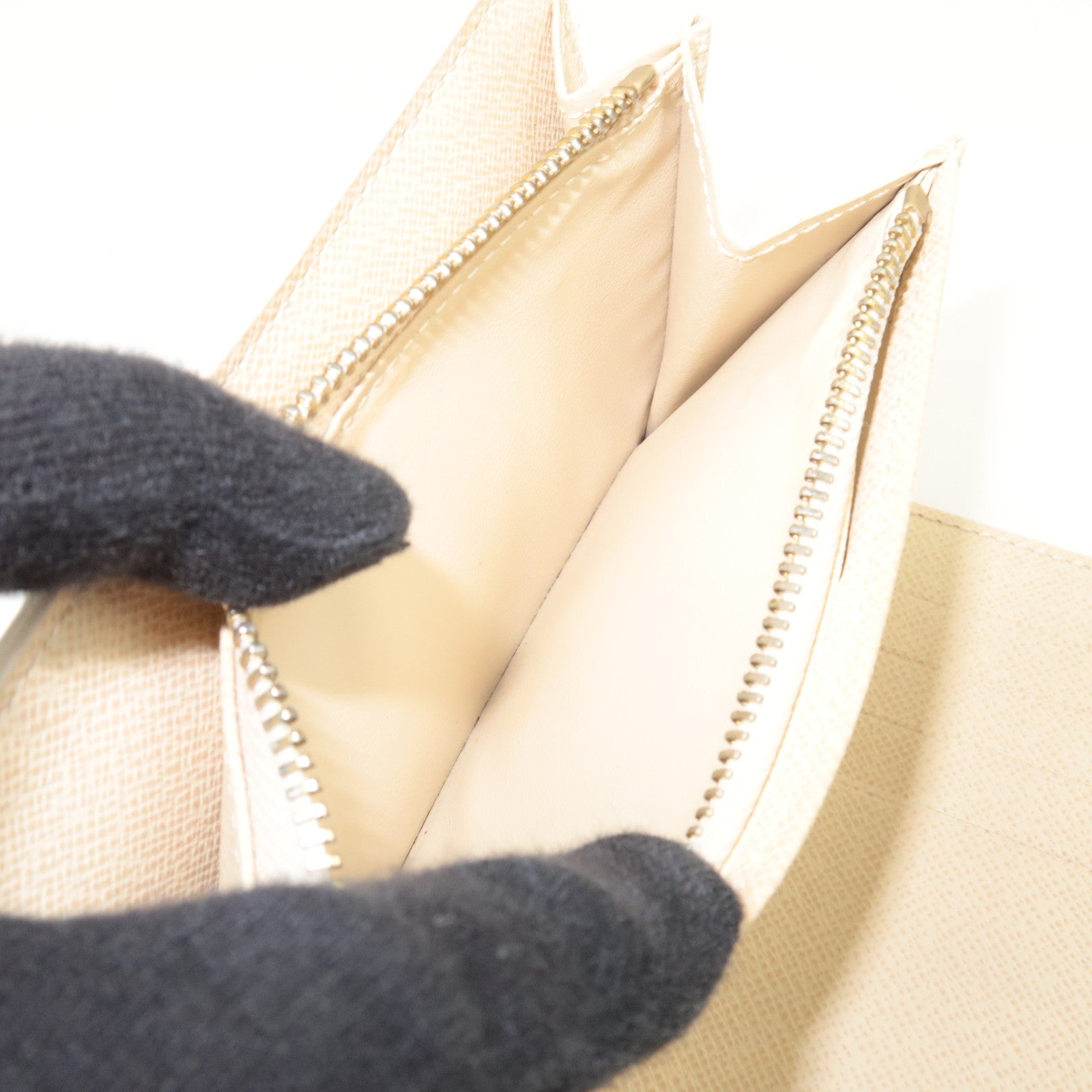 Louis Vuitton Damier Azur Portefeuille Alexandra Wallet N63068 CA4181