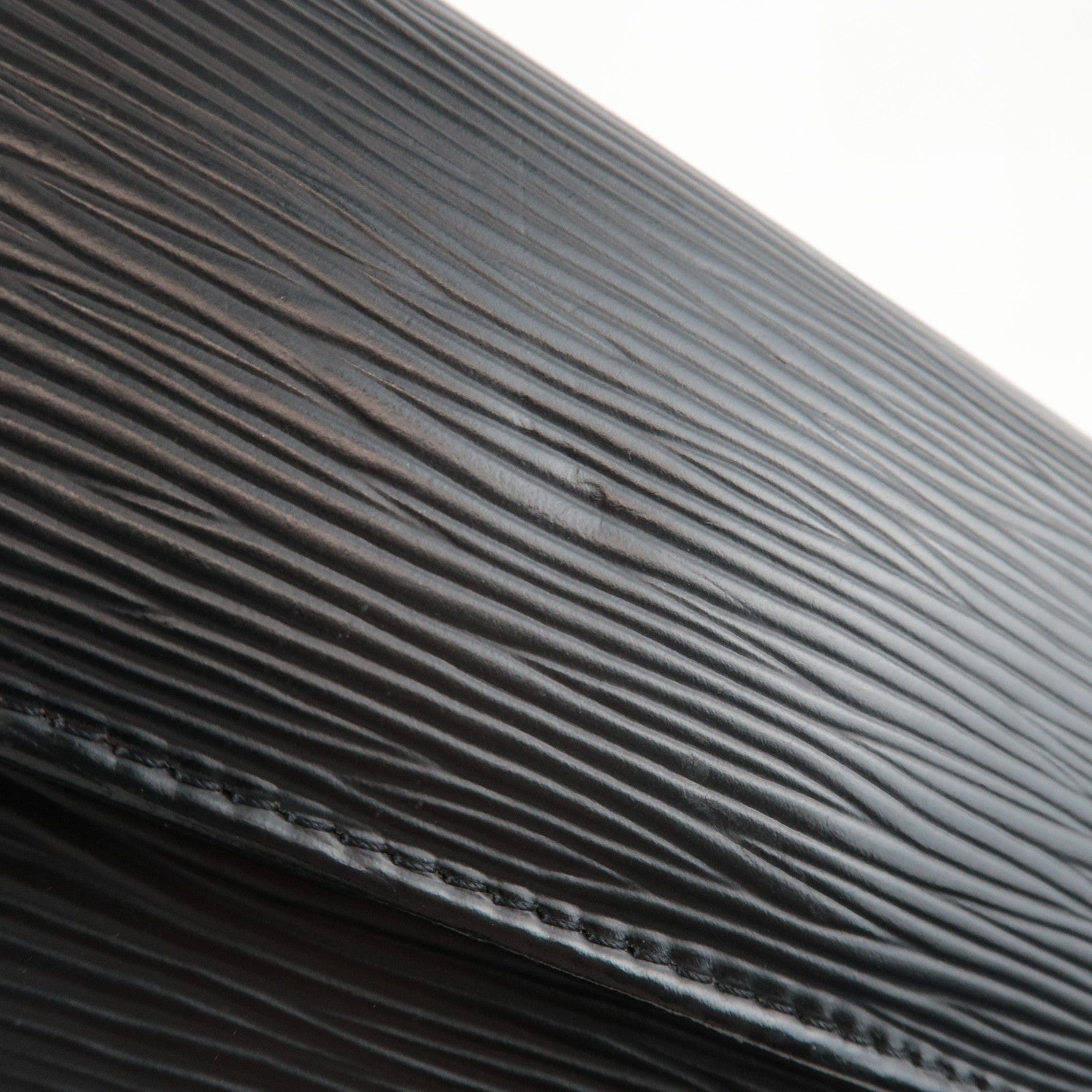 Louis Vuitton Epi Portefeuille Sarah Old Model Long Wallet Noir Silver HDW N63742 CA0066