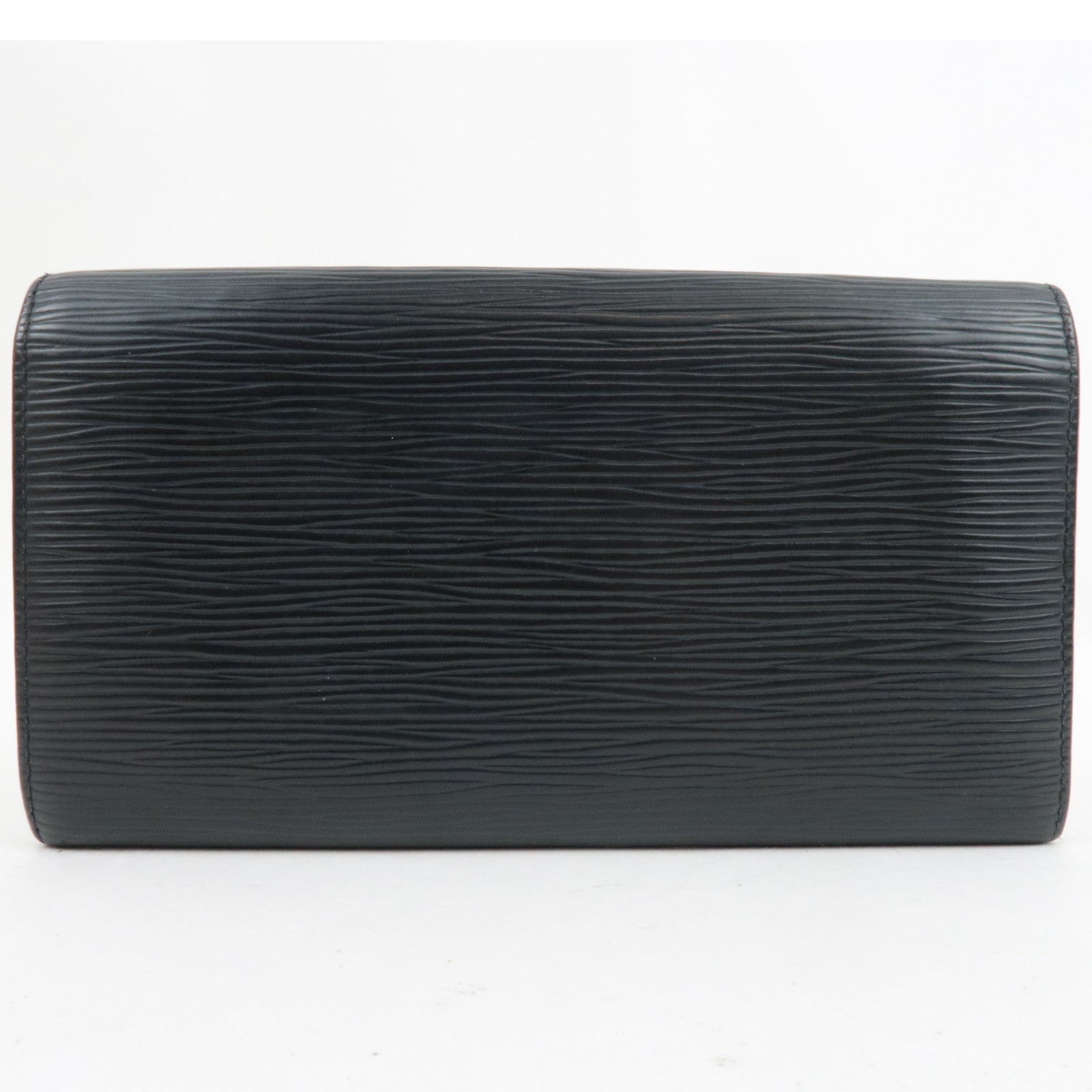 Louis Vuitton Epi Pochette Porte Monnaie Credit Long Wallet Noir M63572 CA0061