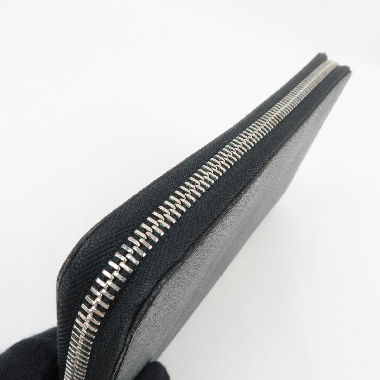 Louis Vuitton Damier Graphite Zippy Organizer Long Wallet N63077 CA1133