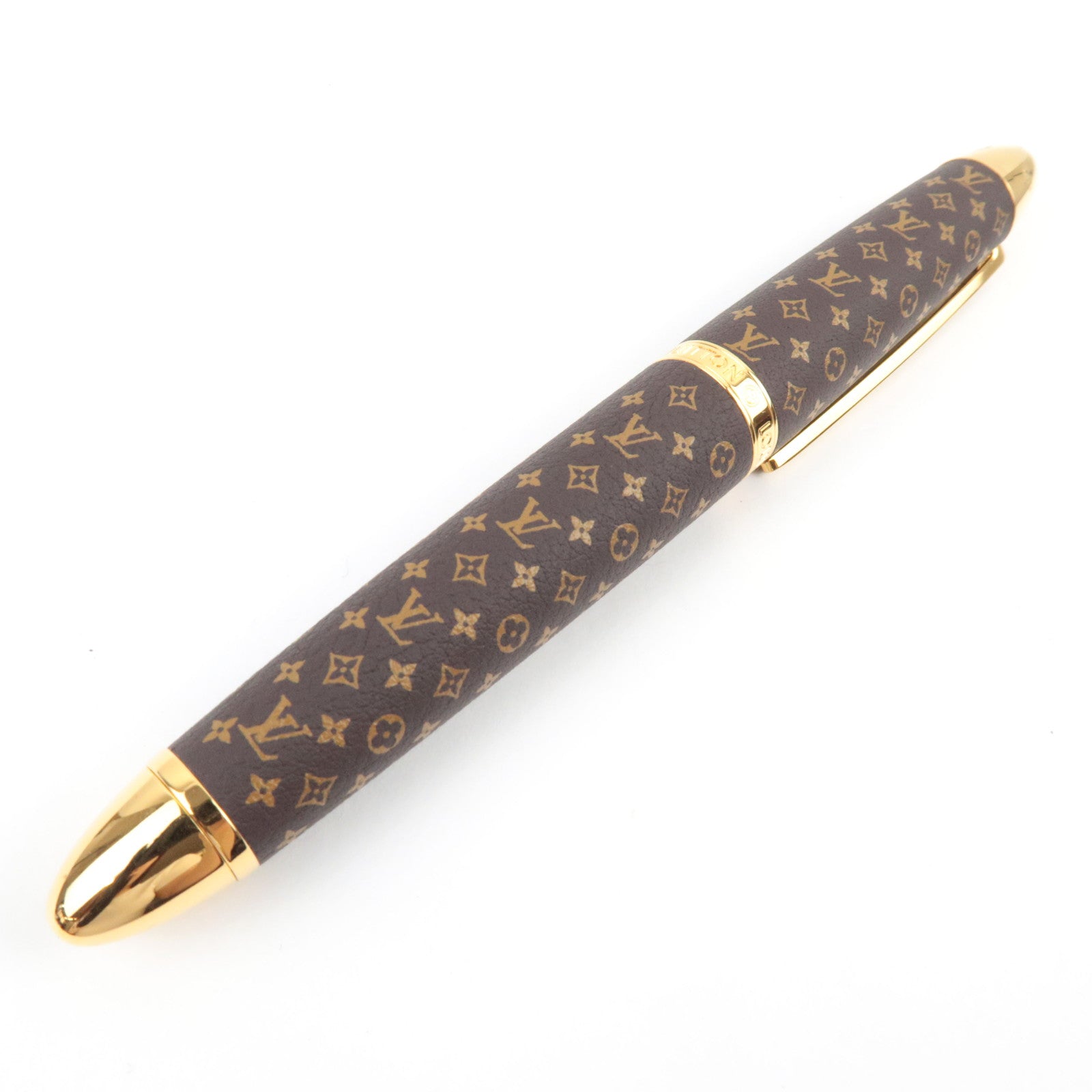 Louis Vuitton Monogram Doc Ballpoint Pen 25SS Metal GI1175