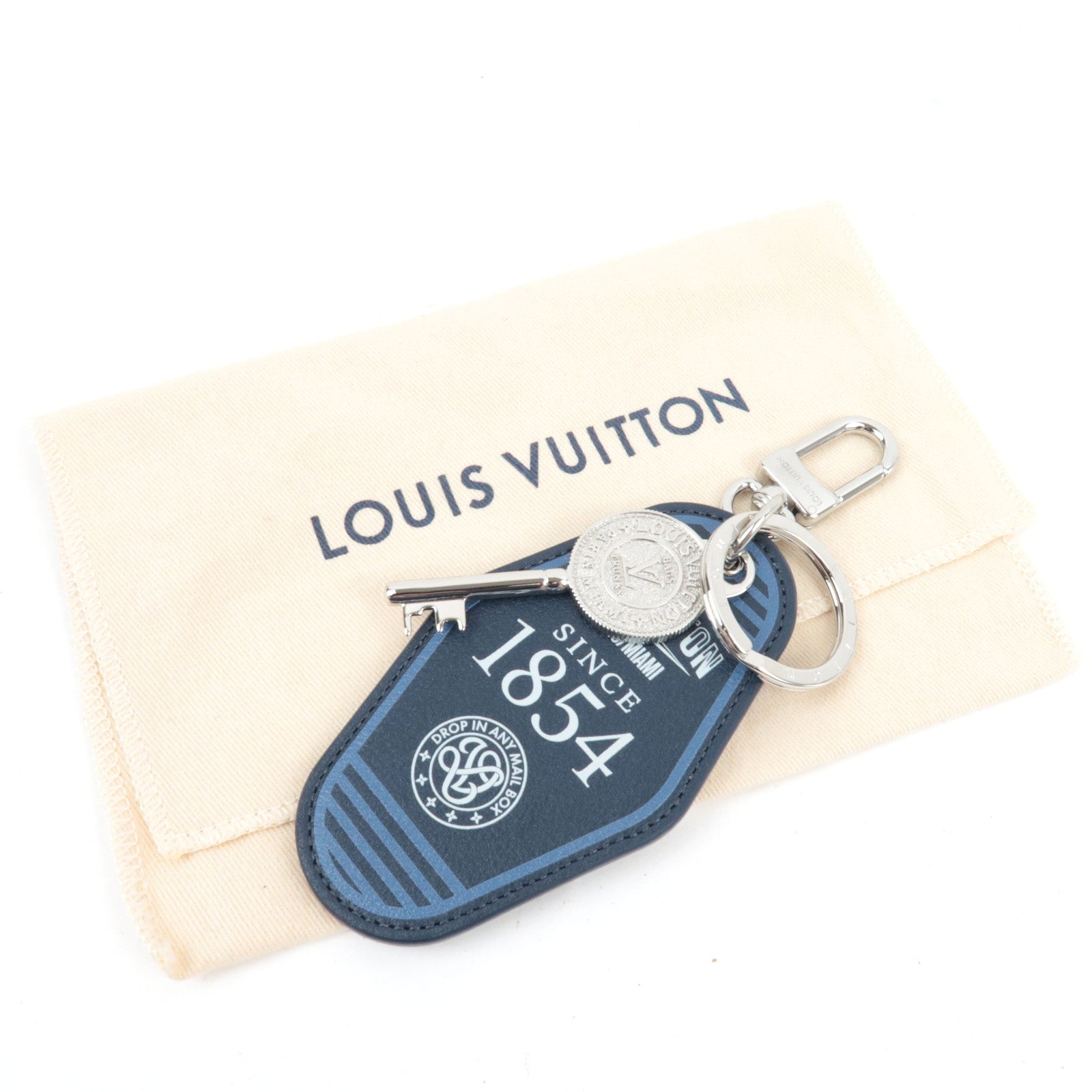 Louis Vuitton Bag Charm LV Cruise Blue M02700 PT1215 *Dust bag