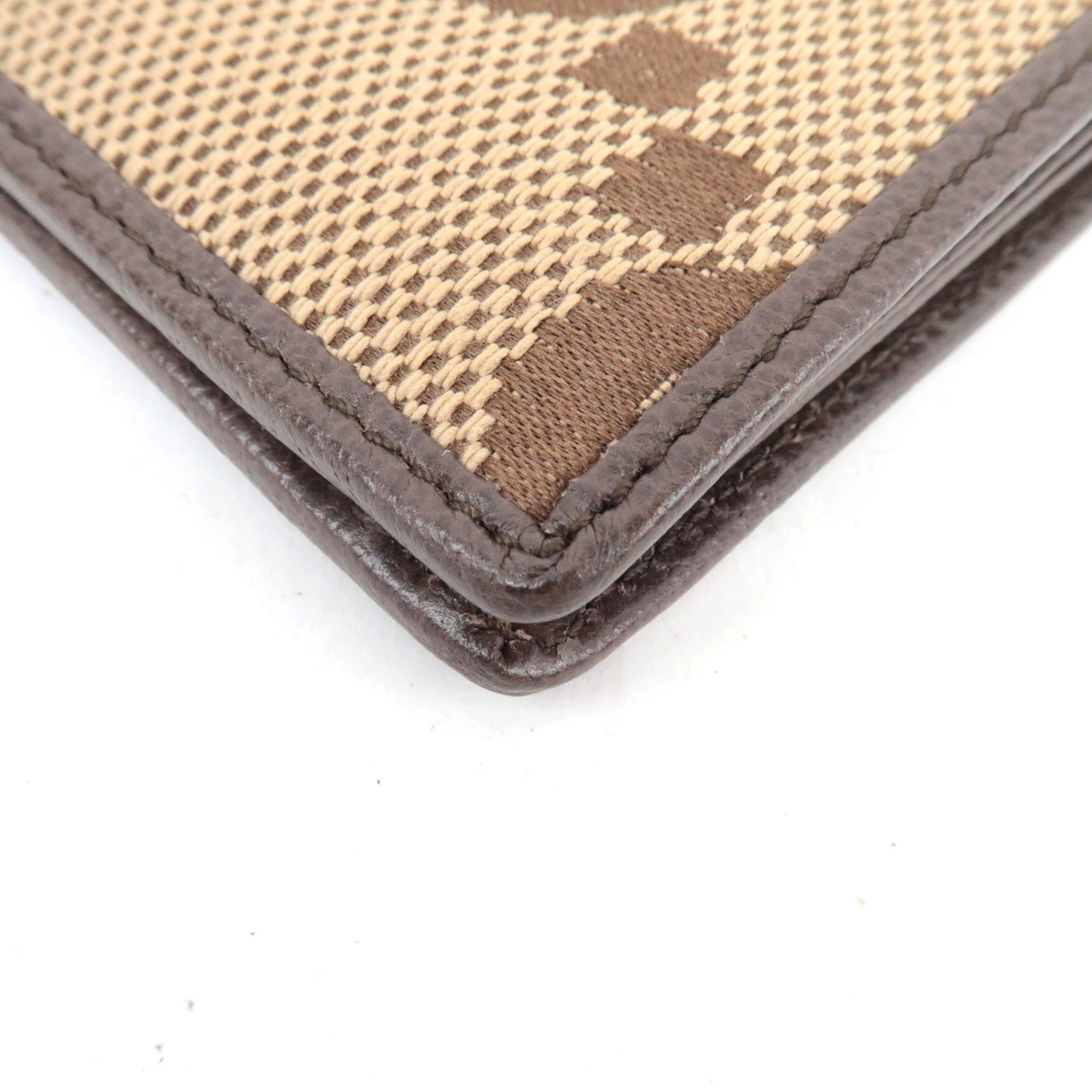 GUCCI Jumbo GG Bi-Fold Wallet Canvas Leather Beige Brown *Box, Dust bag