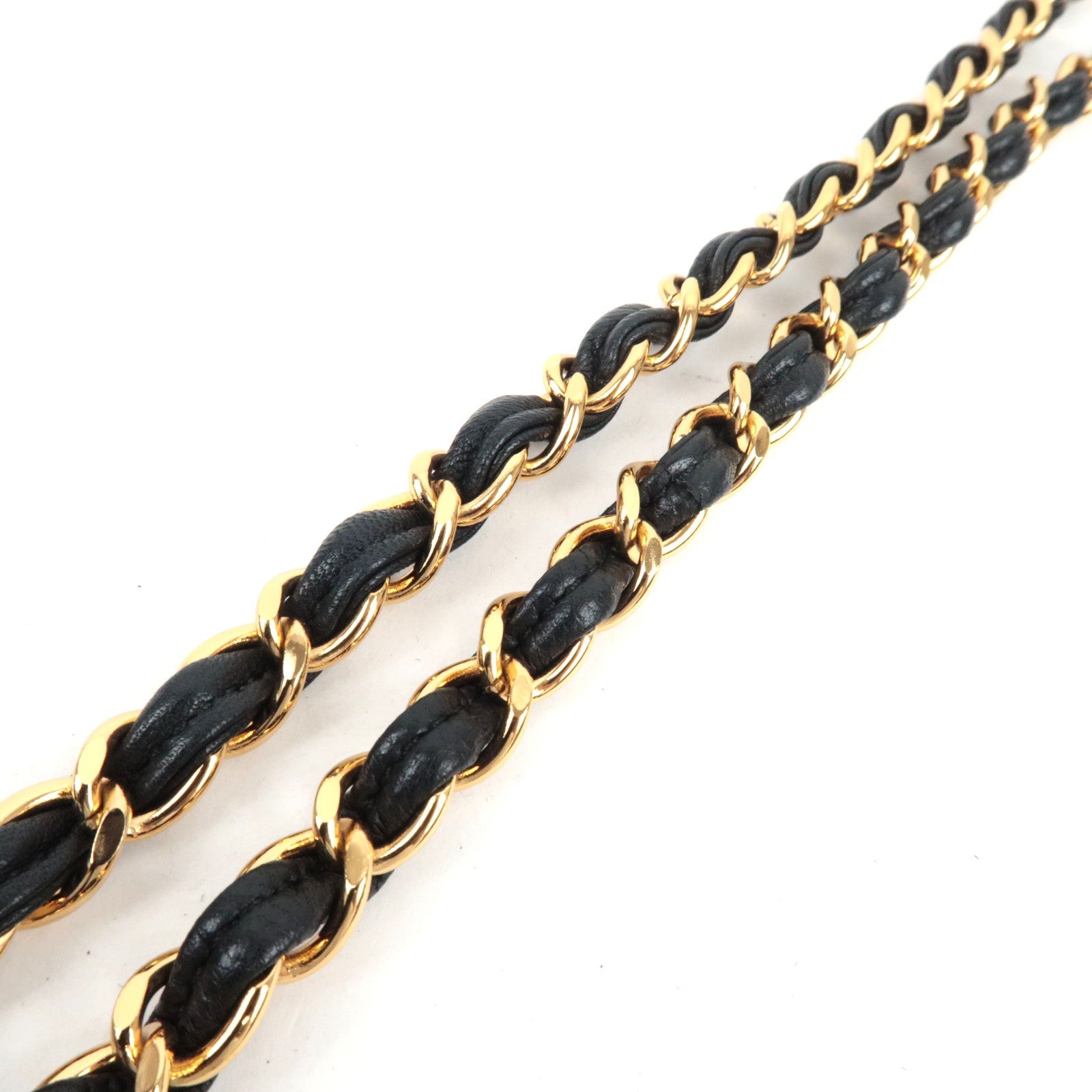 CHANEL Matelasse 23 Full Flap Chain Shoulder Bag Lambskin Black Gold HDW 5156731 *Box, Dust bag, G card