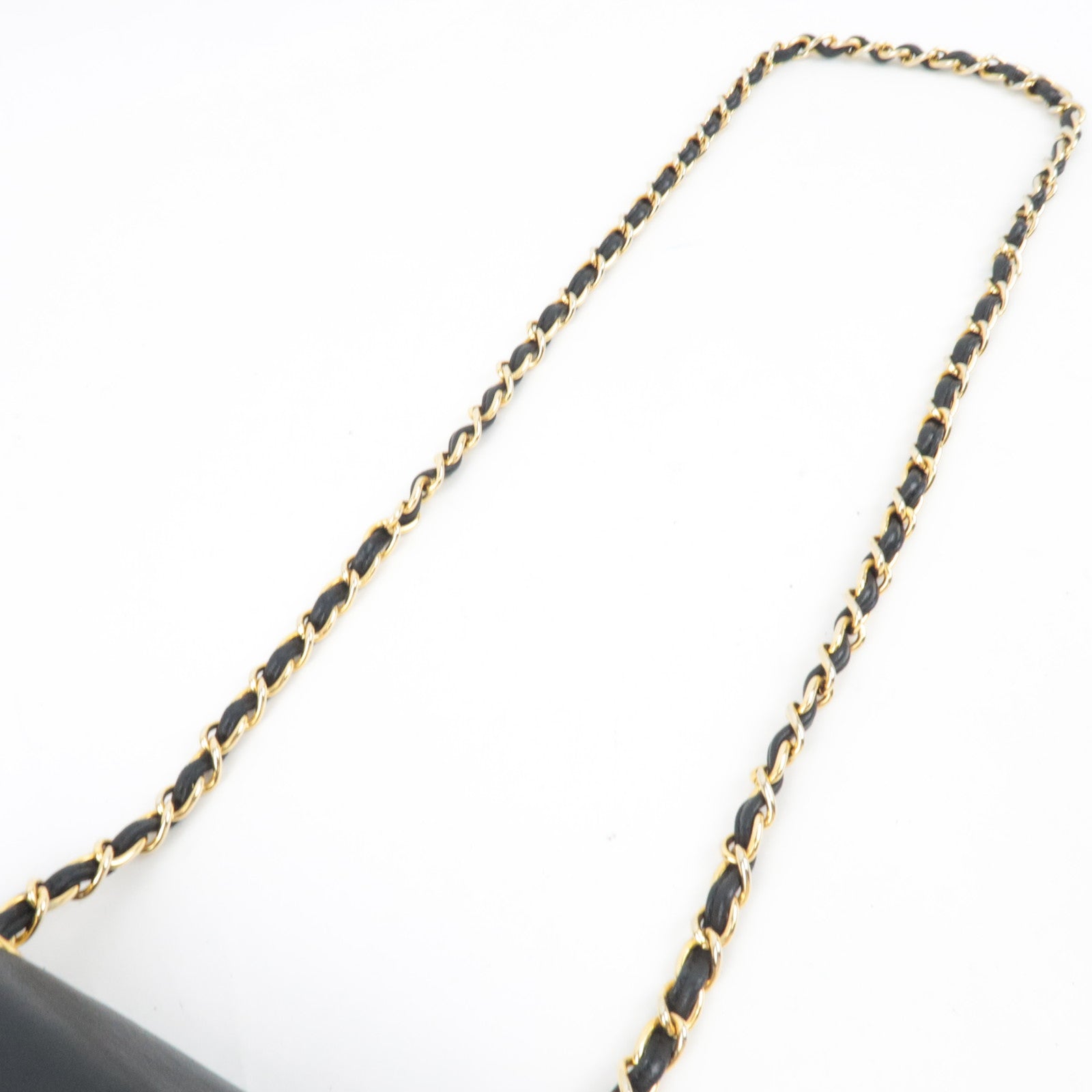 CHANEL Coco Mark Mini Chain Shoulder Bag Lambskin Black Gold HDW 0868360 *Box, Dust bag, G card