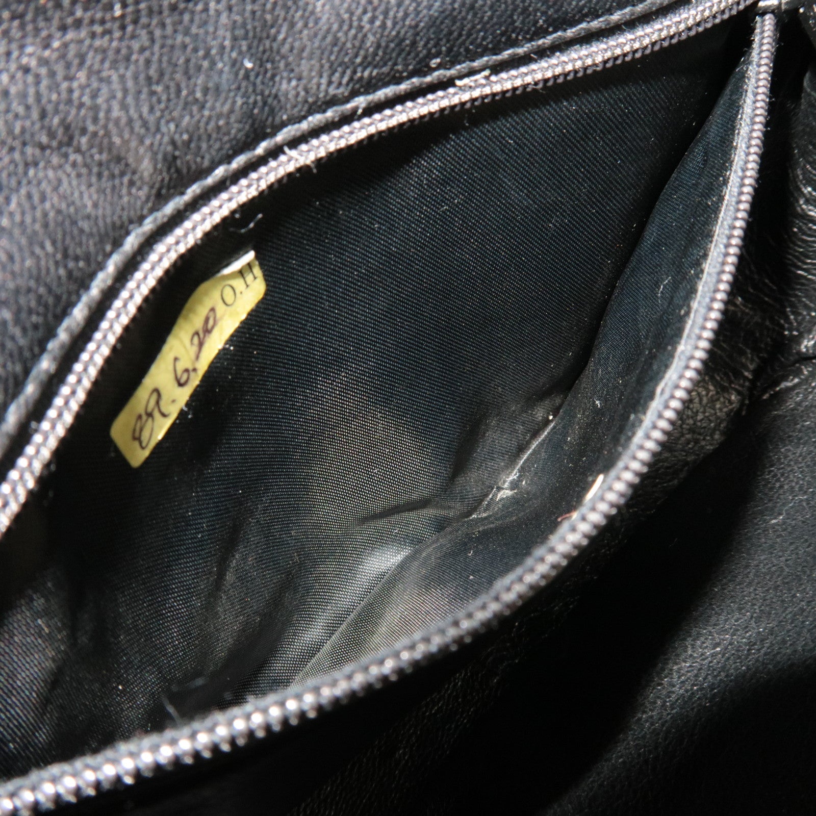 CHANEL Coco Mark Mini Chain Shoulder Bag Lambskin Black Gold HDW 0868360 *Box, Dust bag, G card