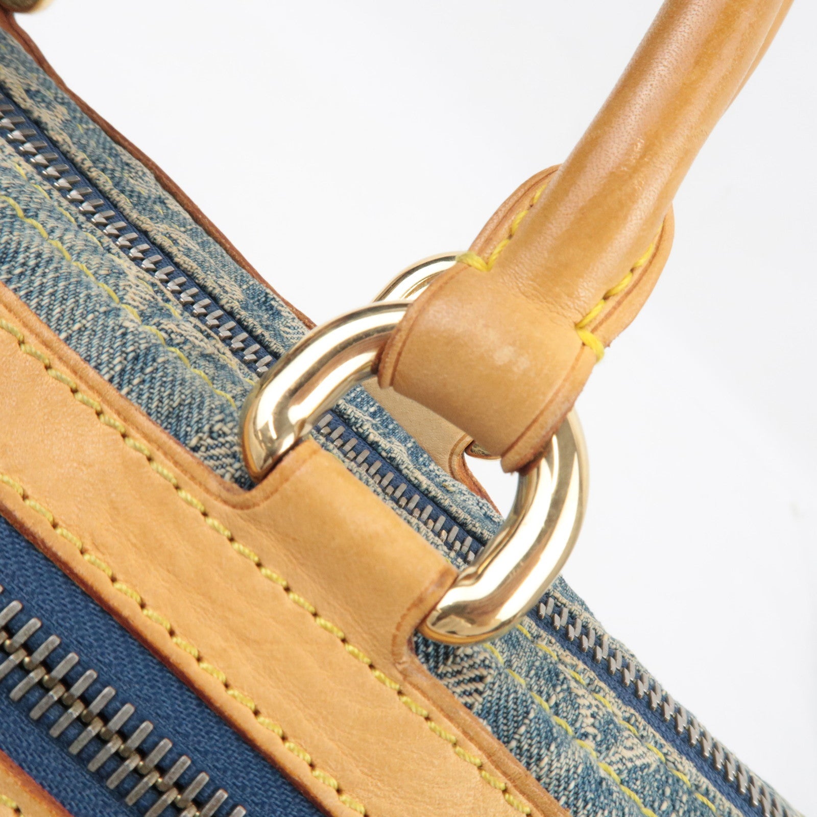 Louis Vuitton Monogram Denim Neo Speedy Hand Bag Blue M95019 SP0066