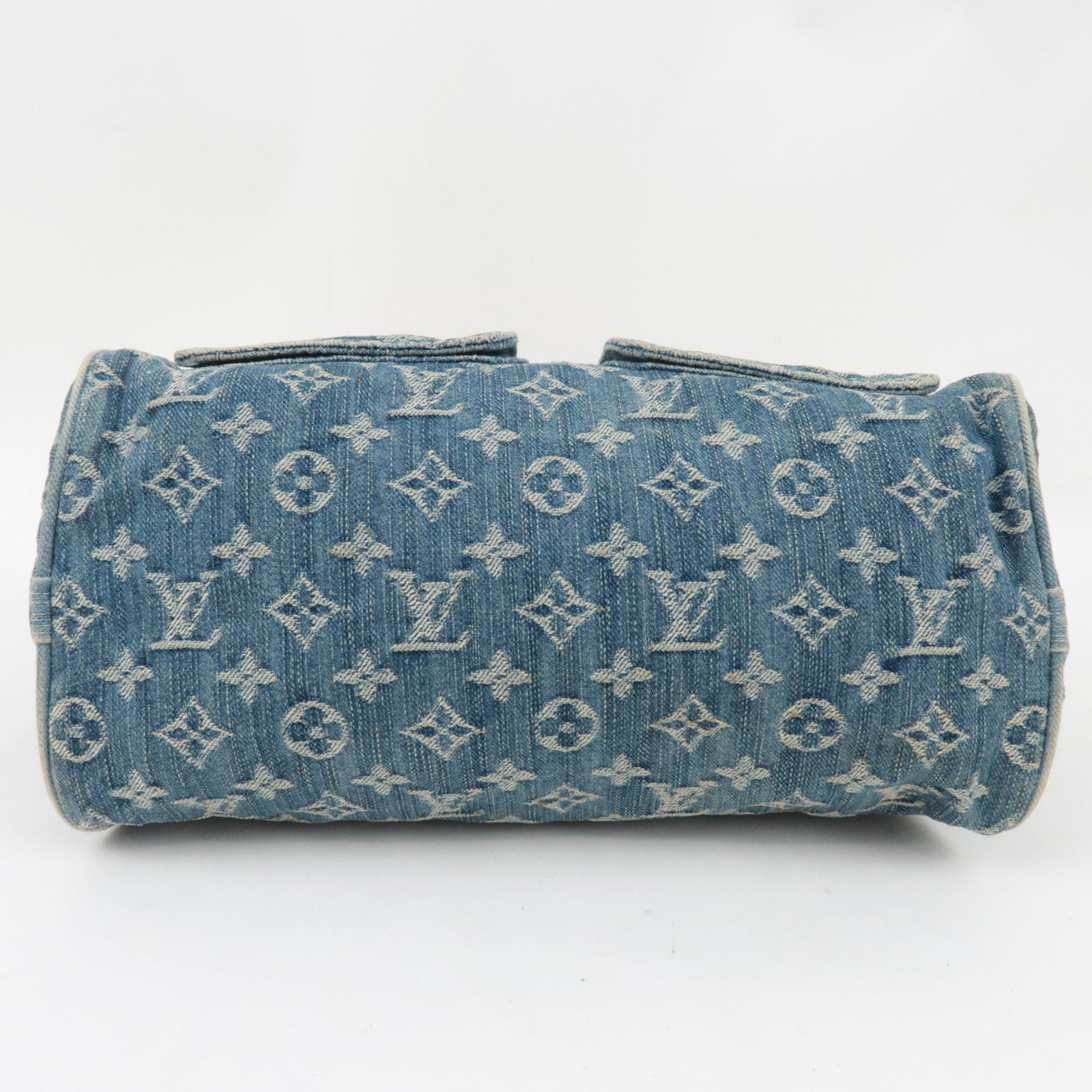 Louis Vuitton Monogram Denim Neo Speedy Hand Bag Blue M95019 SP0066