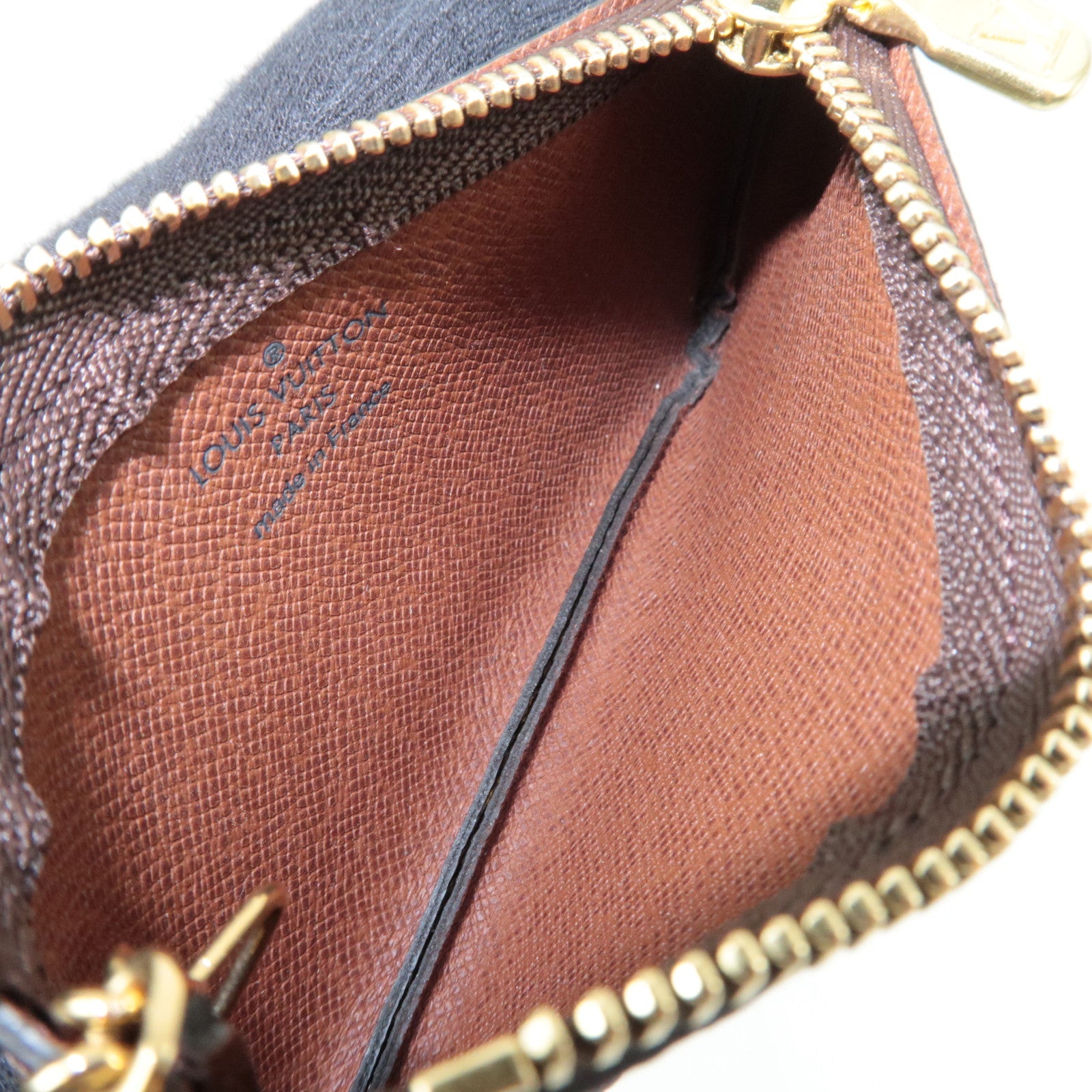 Louis Vuitton Monogram Pochette Cles Coin Case M62650 CT1198 *Box, Dust bag