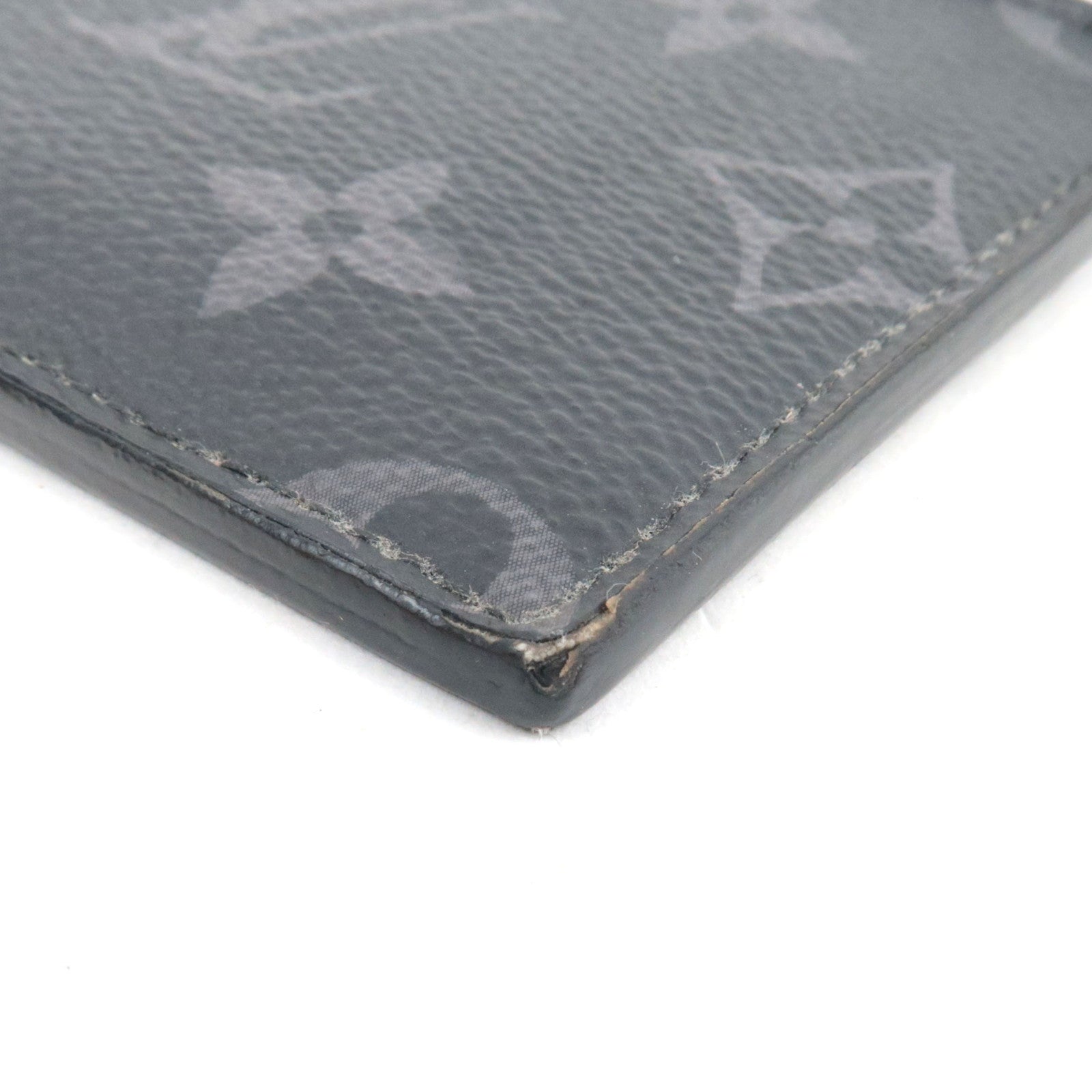 Louis Vuitton Monogram Eclipse Taigarama Fragment case Black M30271 FH4260 *Box, Dust bag