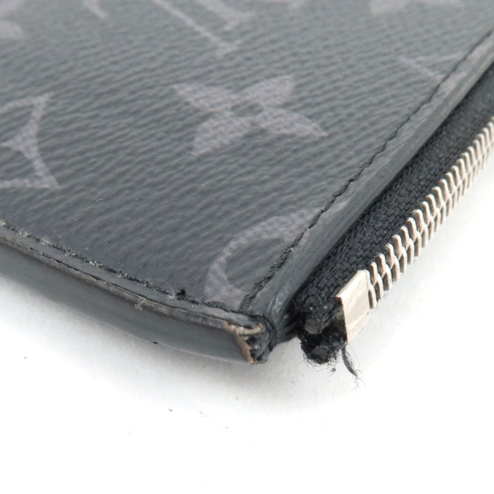 Louis Vuitton Monogram Eclipse Taigarama Fragment case Black M30271 FH4260 *Box, Dust bag