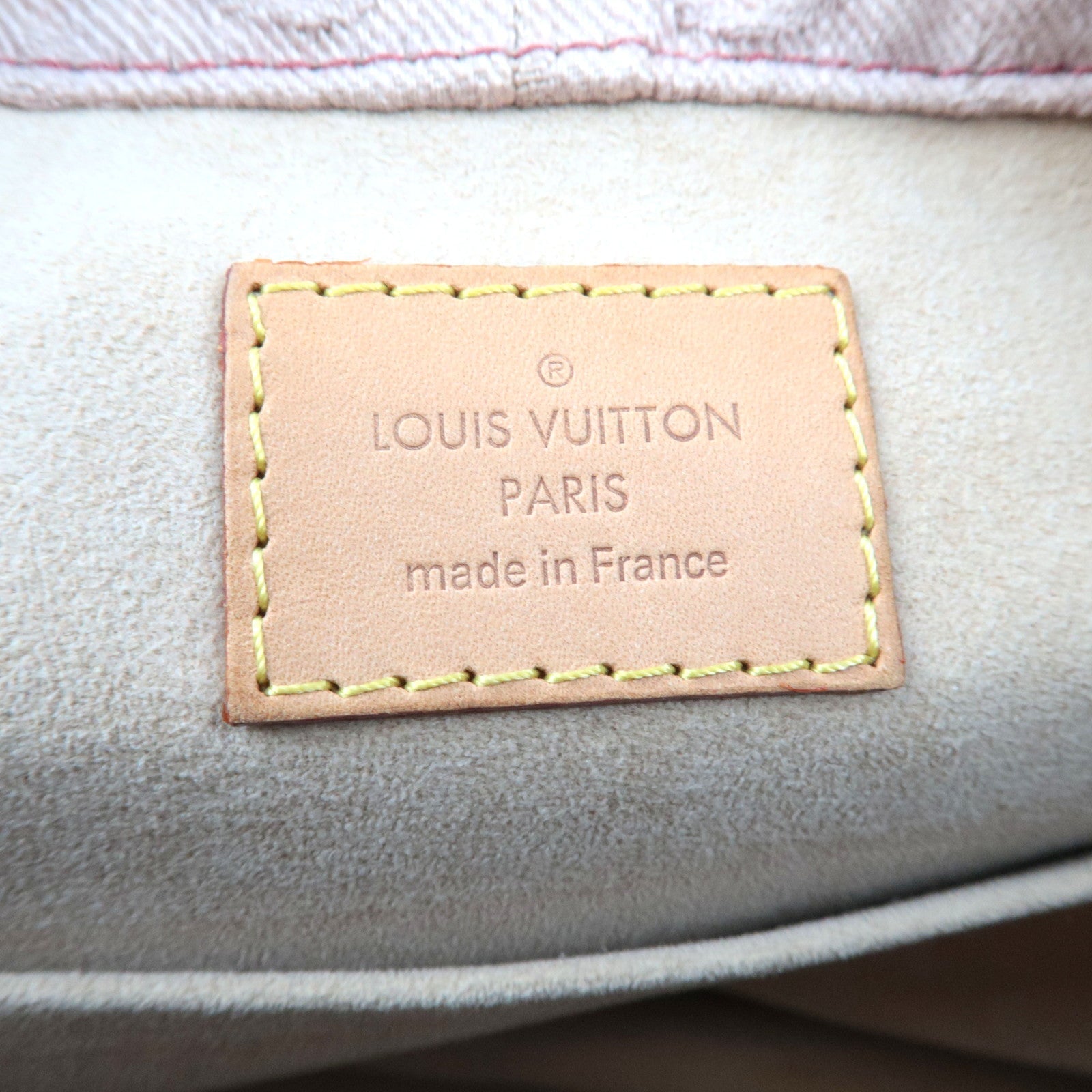 Louis Vuitton Monogram Denim Sunray Shoulder Bag Rouge Fauviste M40417 TR3150